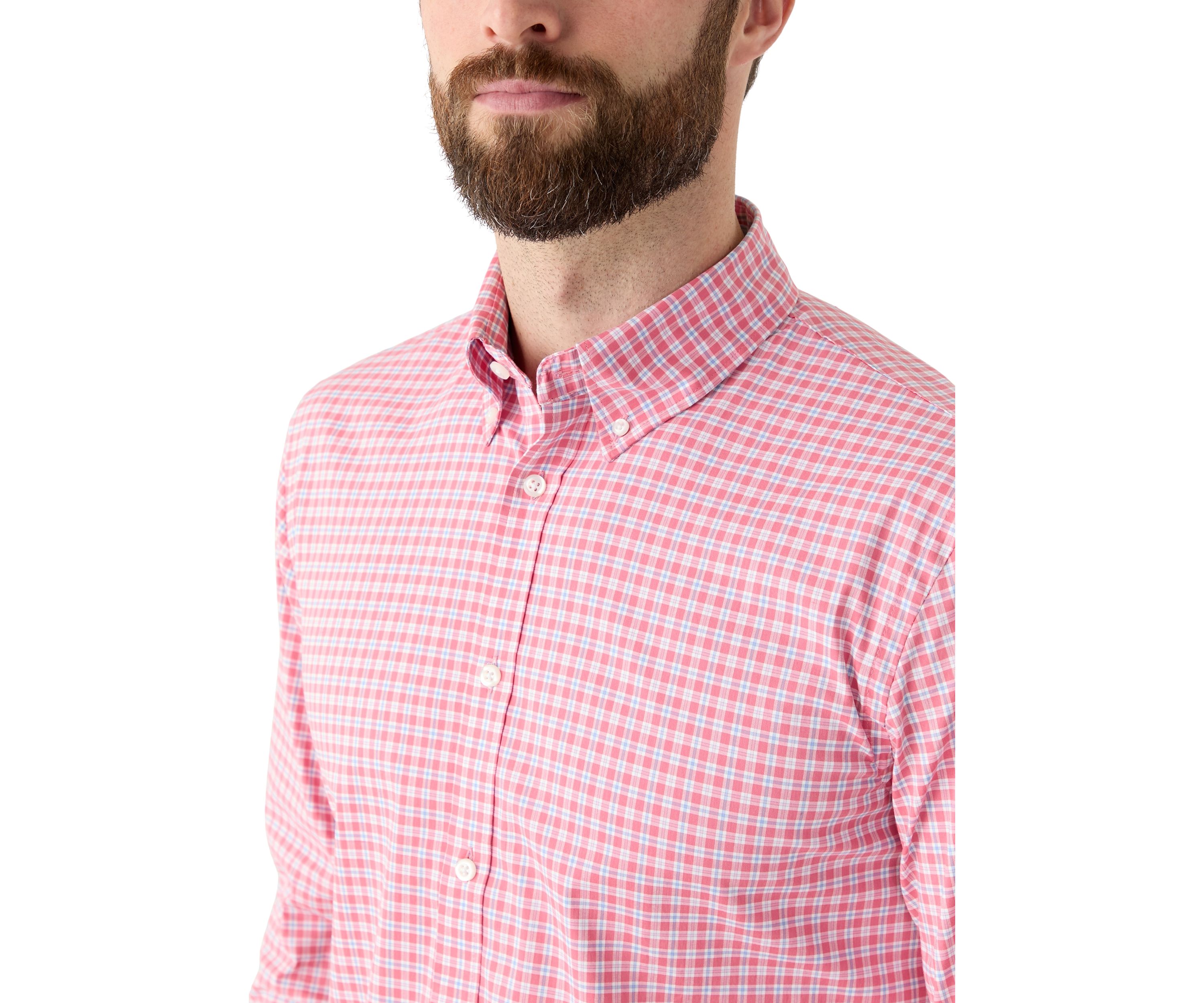 Slim Fit Cooling Button Down Shirt