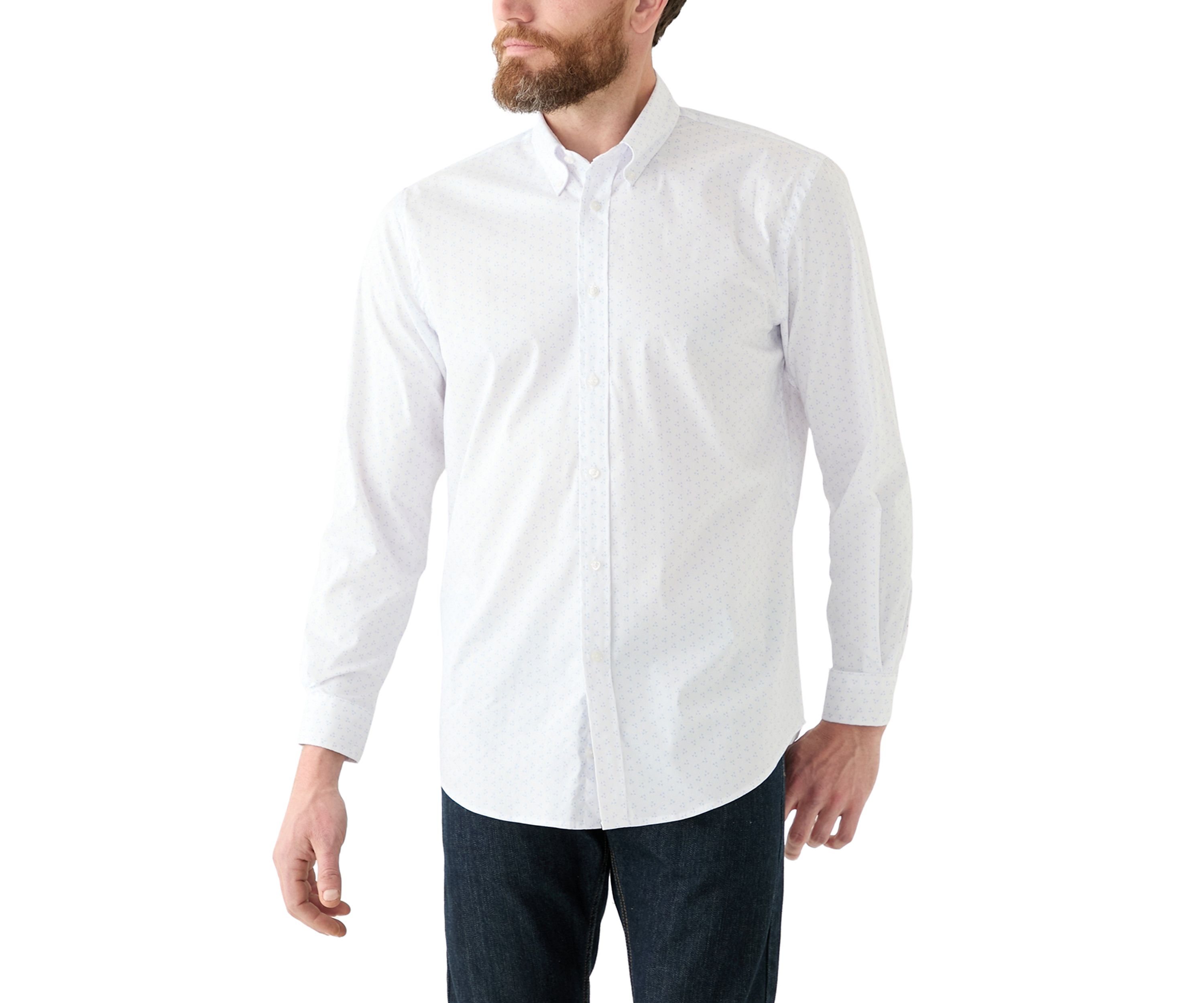 Slim Fit Cooling Button Down Shirt