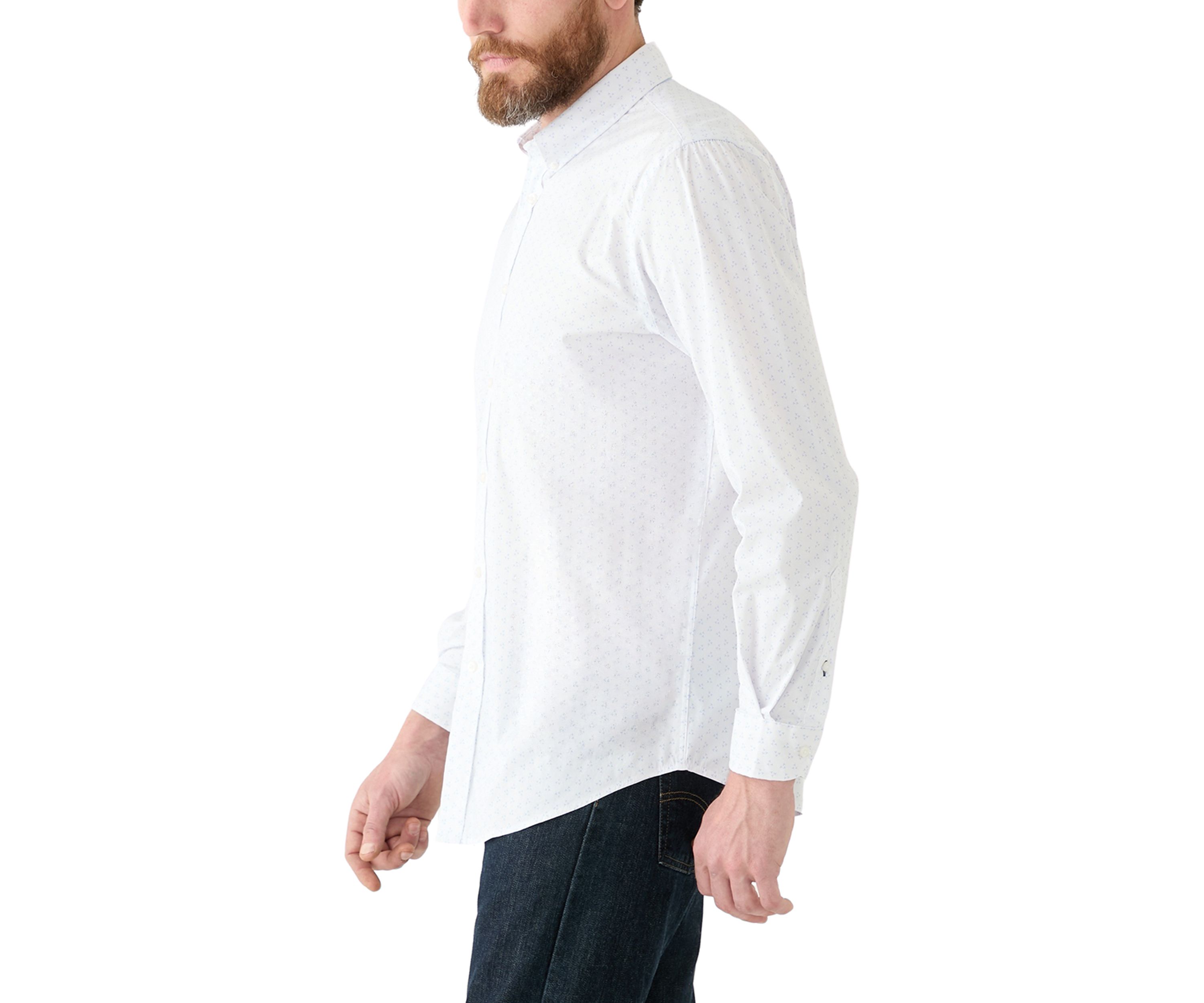 Slim Fit Cooling Button Down Shirt