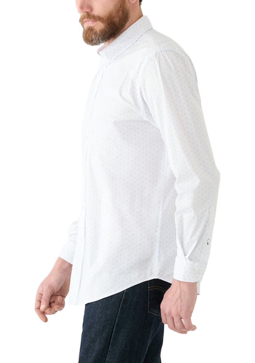 Slim Fit Cooling Button Down Shirt