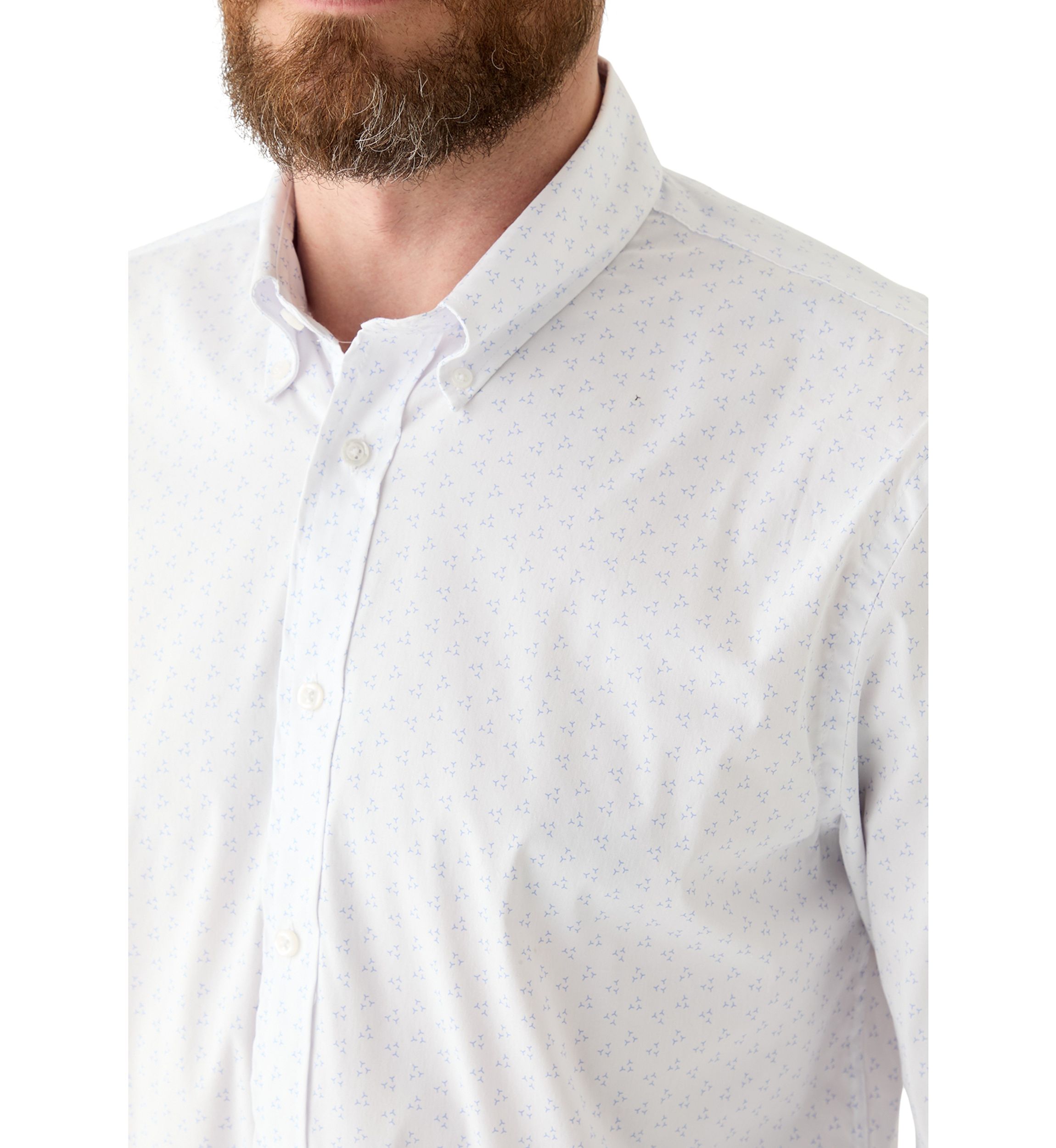 Slim Fit Cooling Button Down Shirt