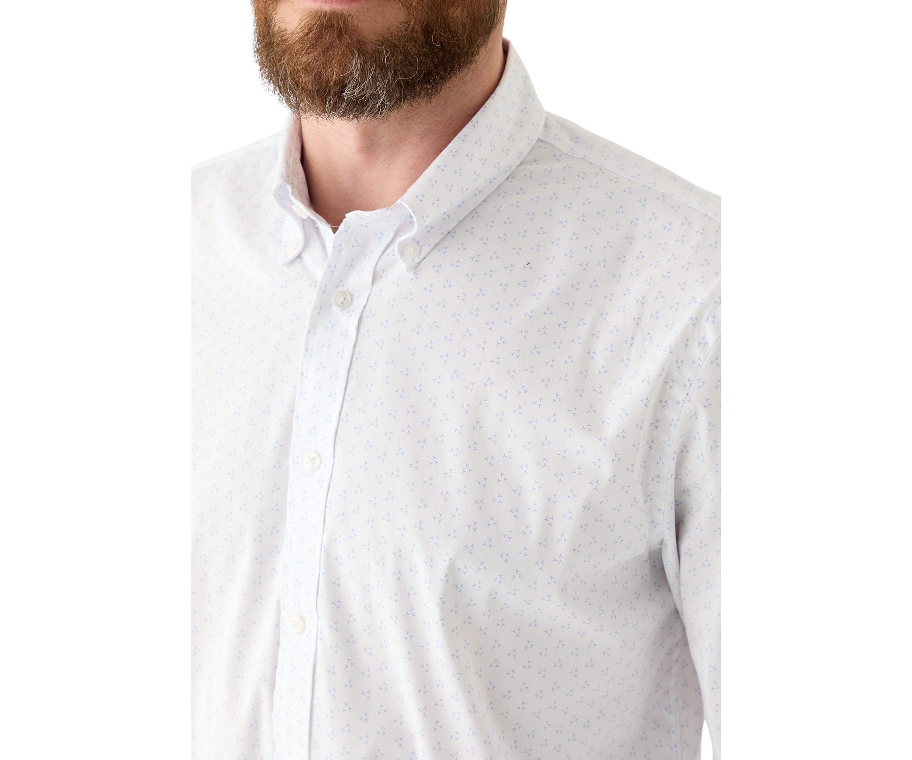 Slim Fit Cooling Button Down Shirt