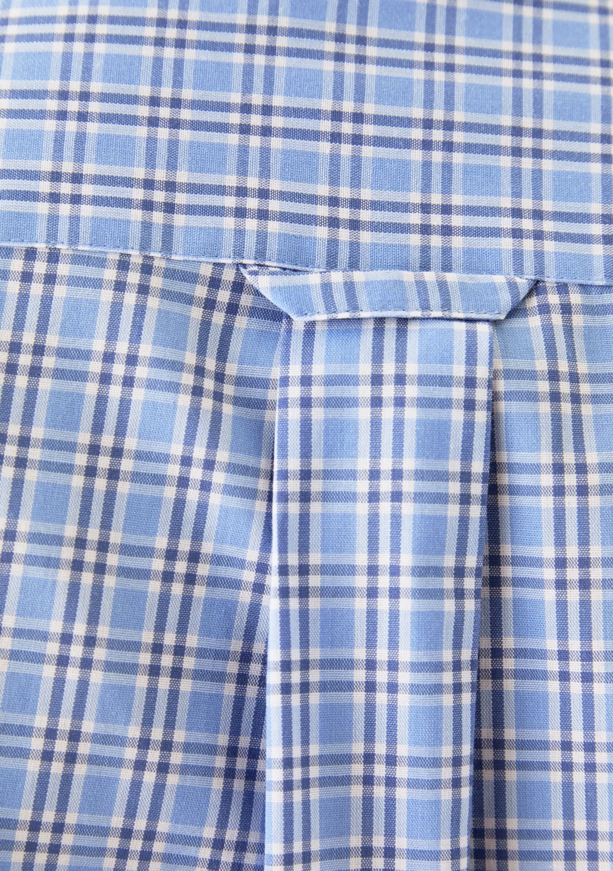 Long Sleeve Stretch Plaid Button Down Shirt 