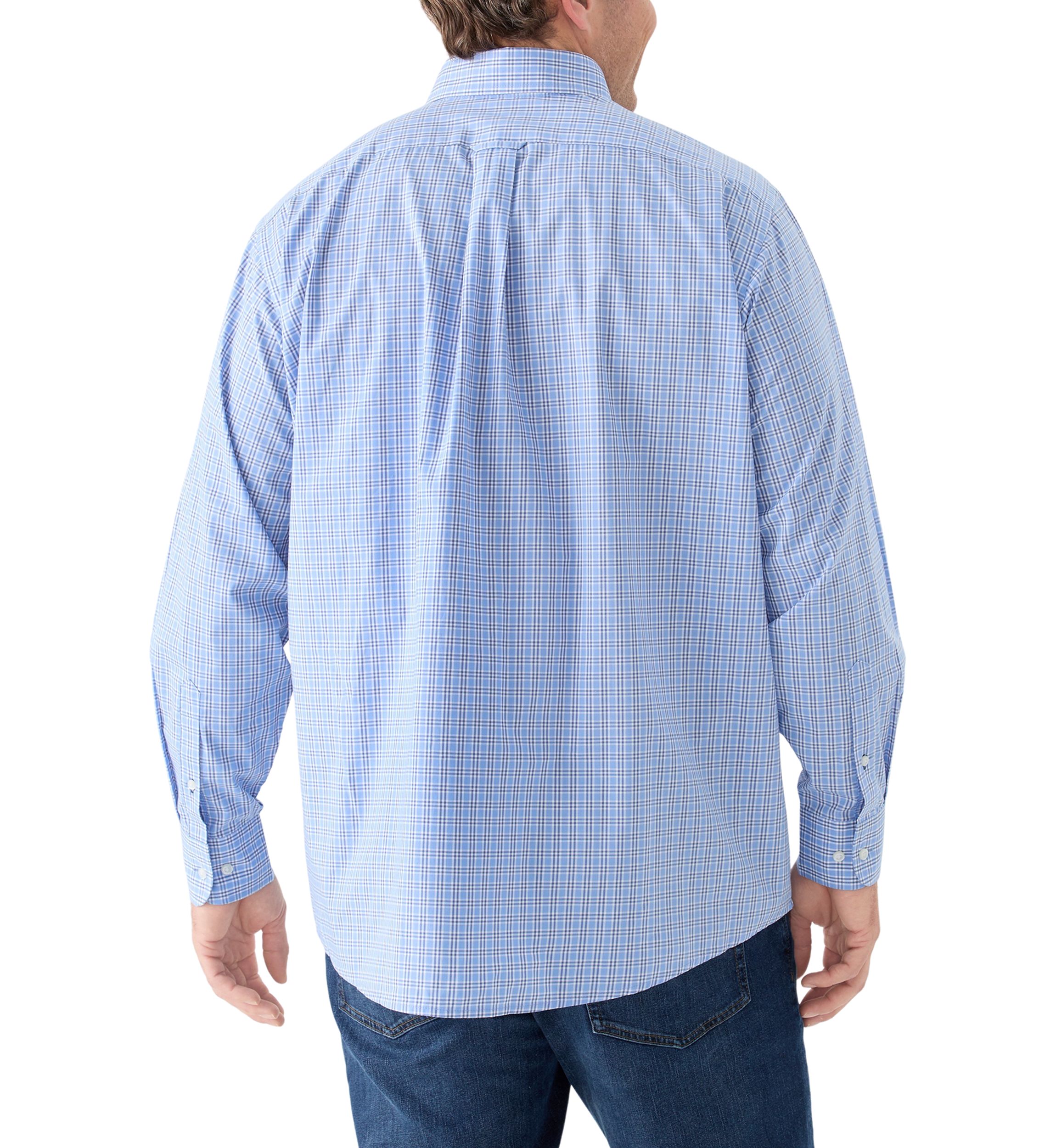 Big & Tall Allover Stretch Button Down Shirt