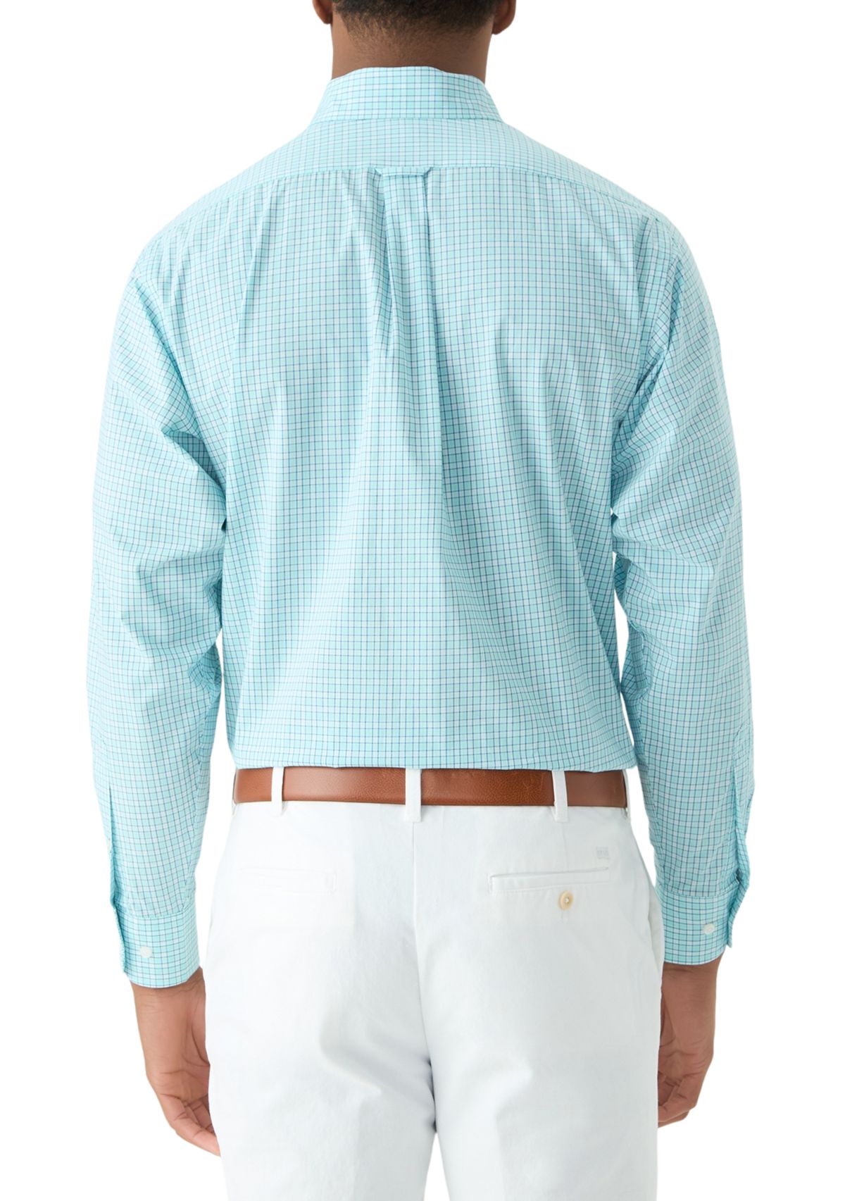 Check Allover Stretch Button Down Shirt