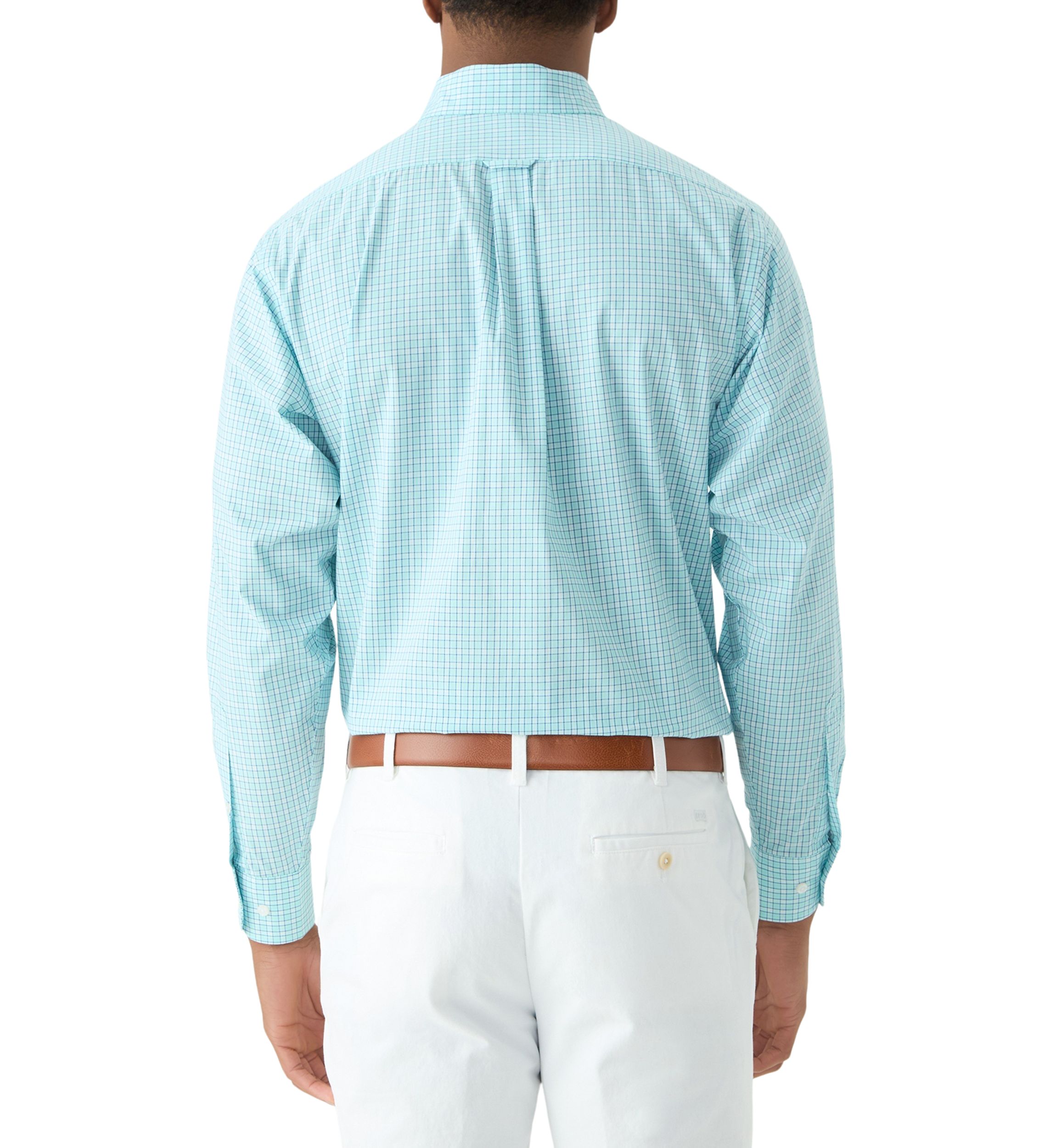 Check Allover Stretch Button Down Shirt