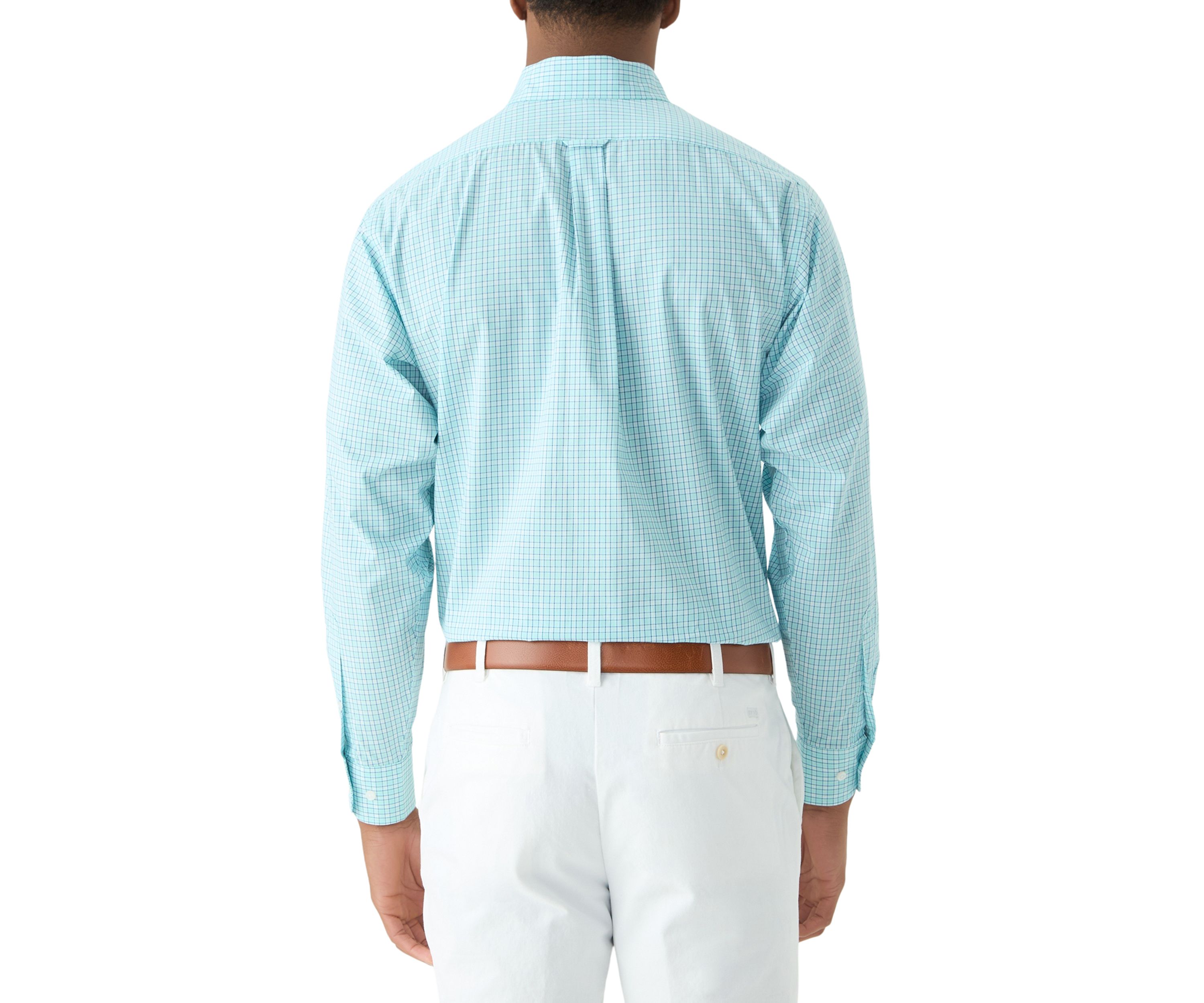 Check Allover Stretch Button Down Shirt
