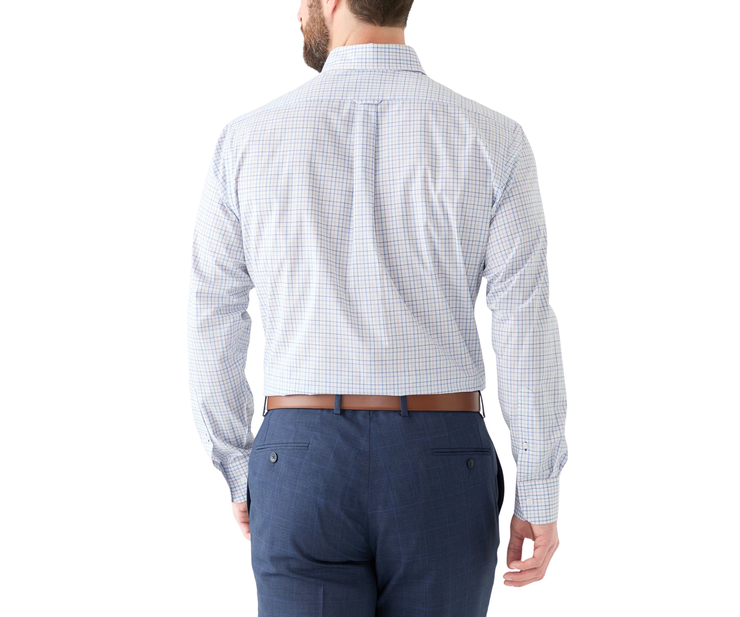 Check Allover Stretch Button Down Shirt