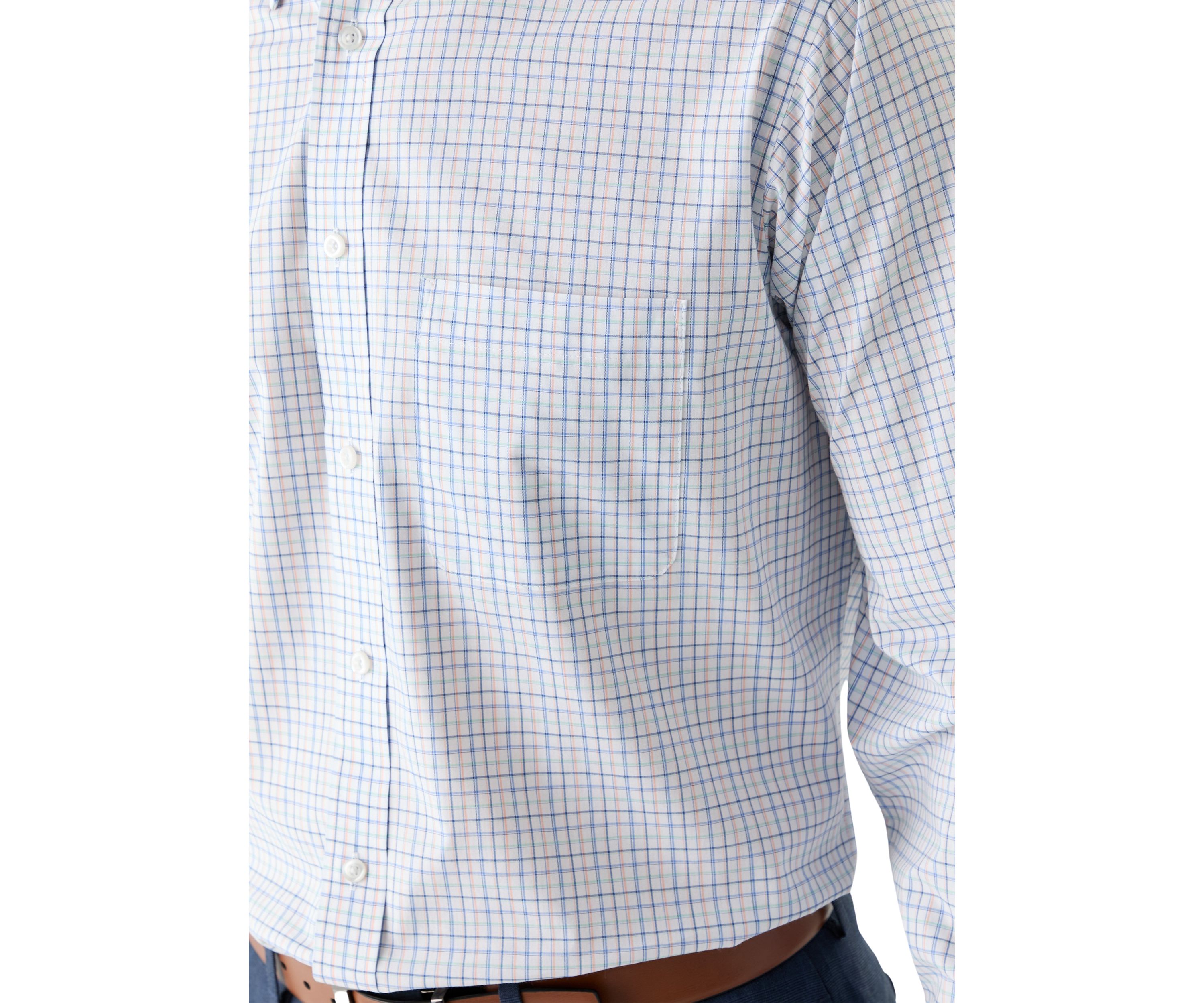 Check Allover Stretch Button Down Shirt
