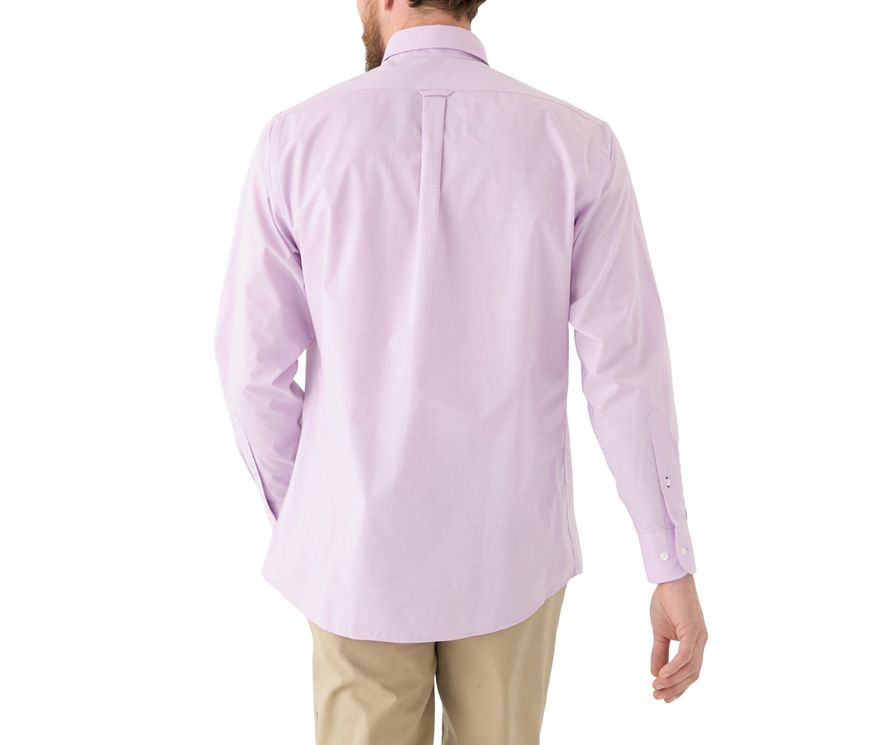 Mens Stretch End on End Regular Fit Shirt