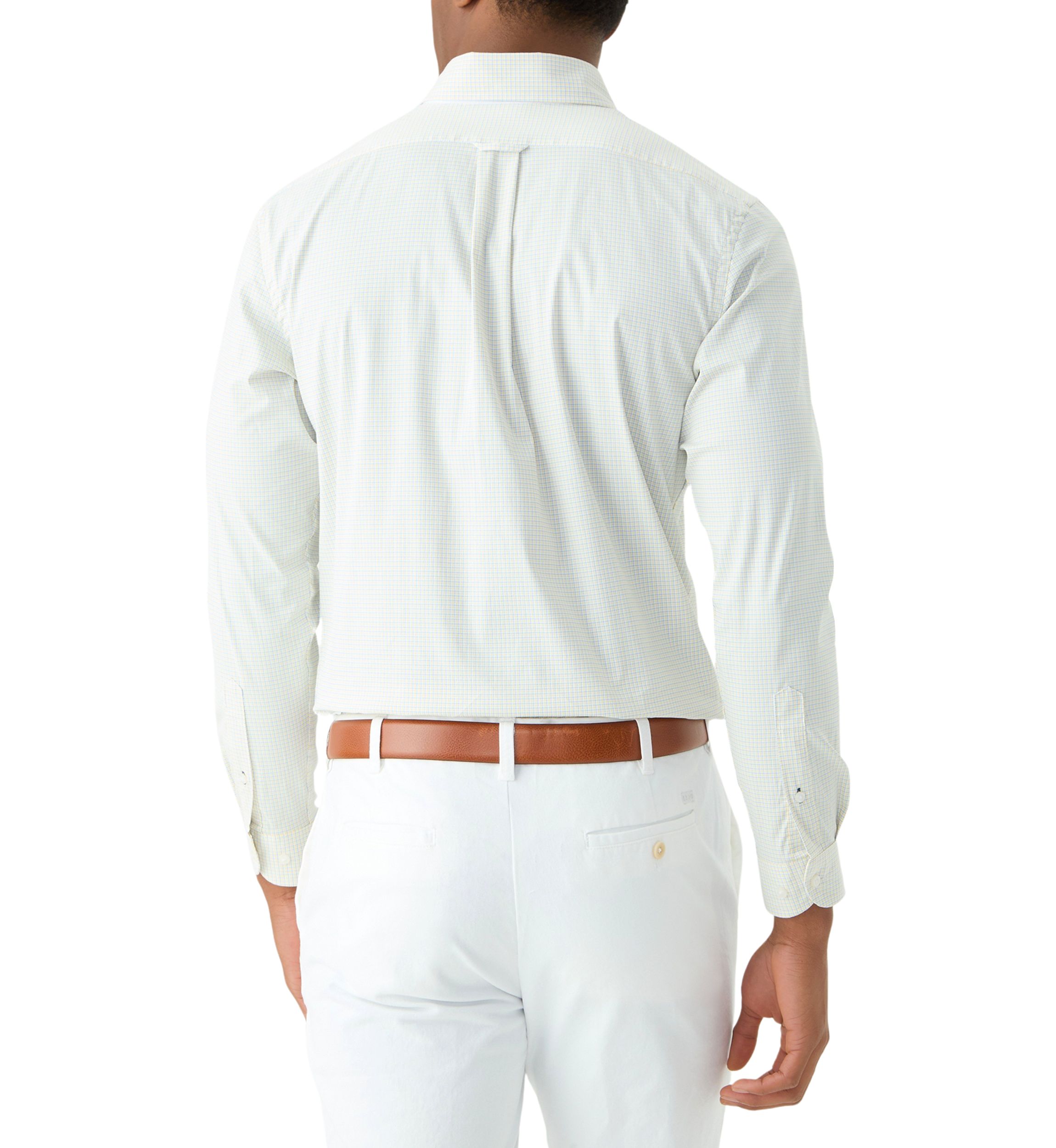 Check Allover Stretch Button Down Shirt