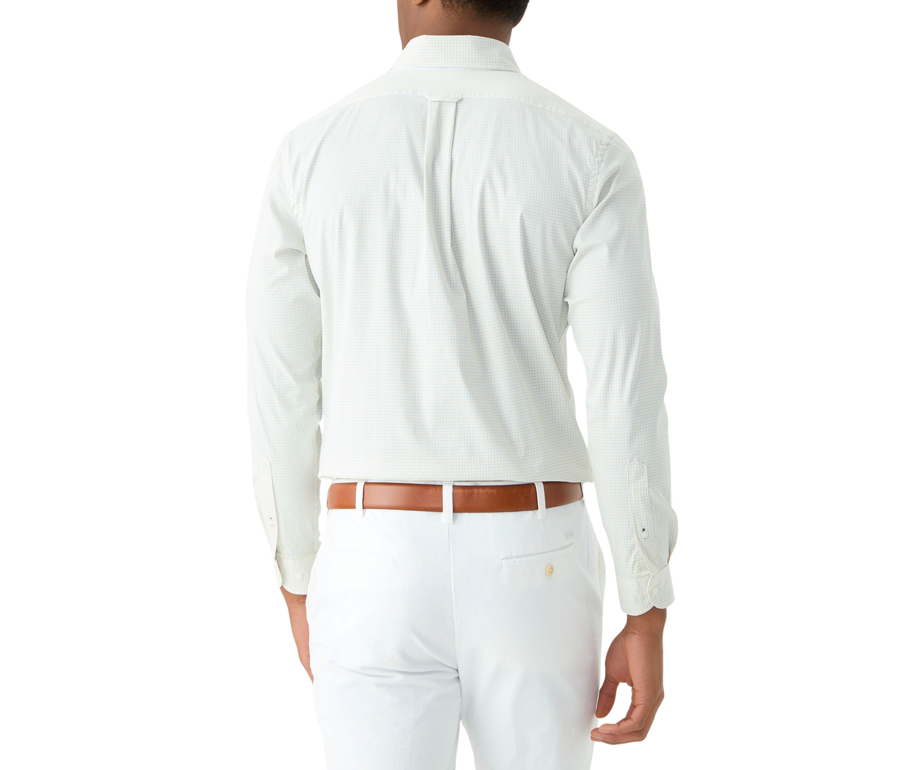 Check Allover Stretch Button Down Shirt