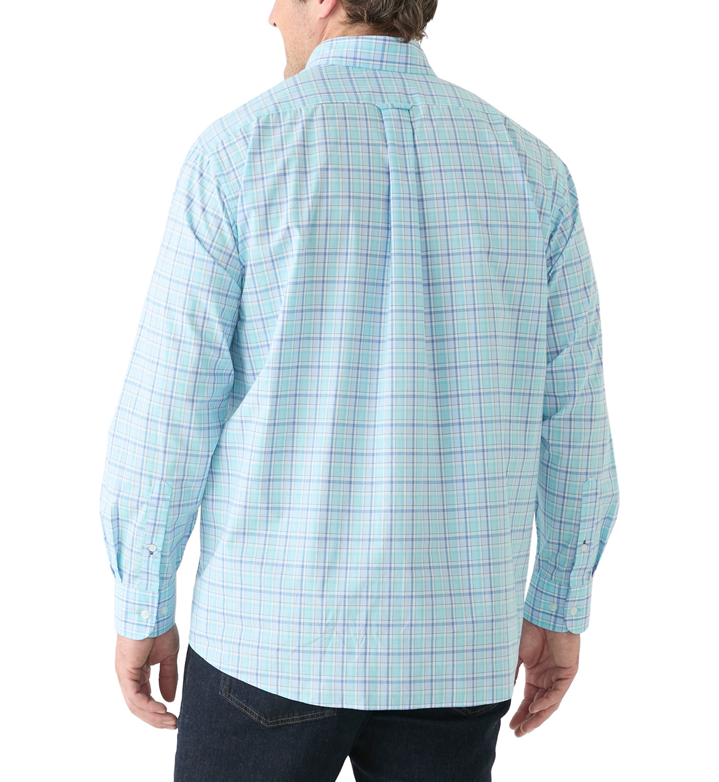 Big & Tall Allover Stretch Regular Fit Button Down​ Shirt