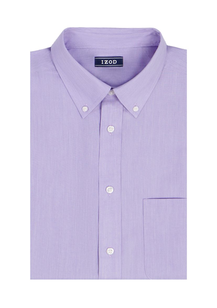 izod button down dress shirts Royal Texture L/S Button-down Shirt - Sportswear Easy Care  Enjoy effortless style with wrinkle Izod Men's Breeze Short Sleeve