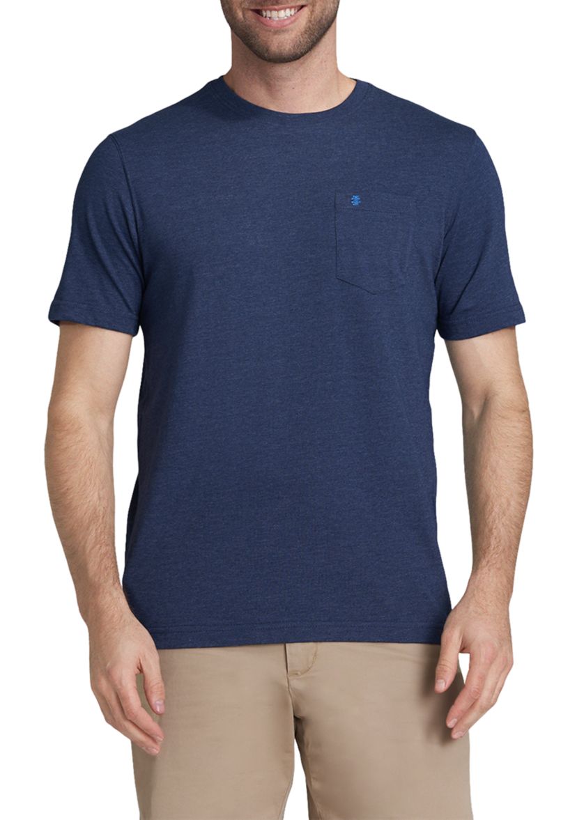 IZOD Saltwater Soft Wash Pocket Crew Neck T-Shirt | Belk