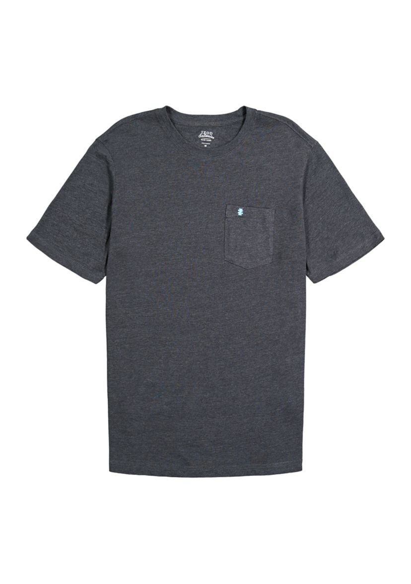 Saltwater Soft Wash Pocket Crew Neck T-Shirt