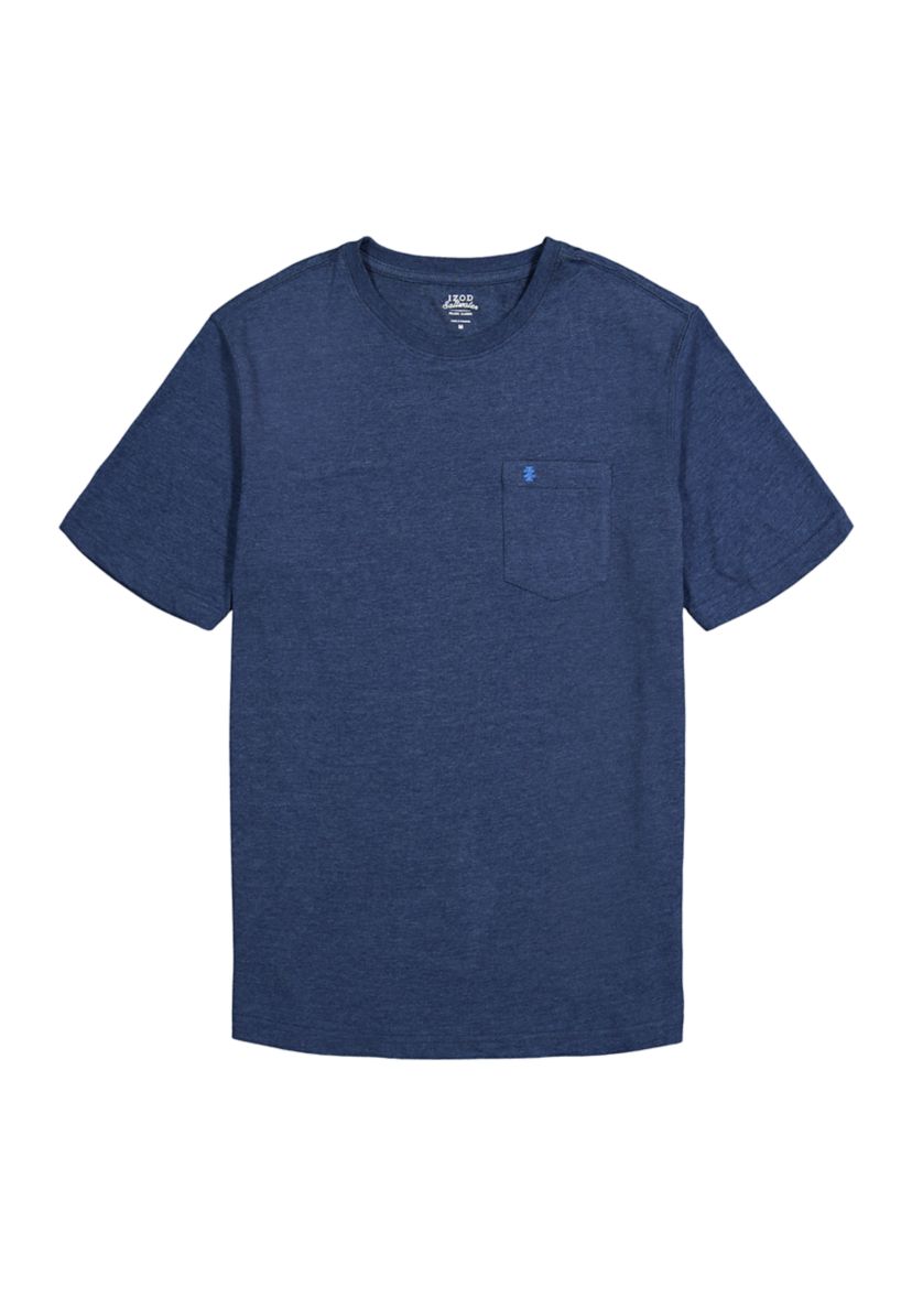 IZOD Saltwater Soft Wash Pocket Crew Neck T-Shirt | Belk