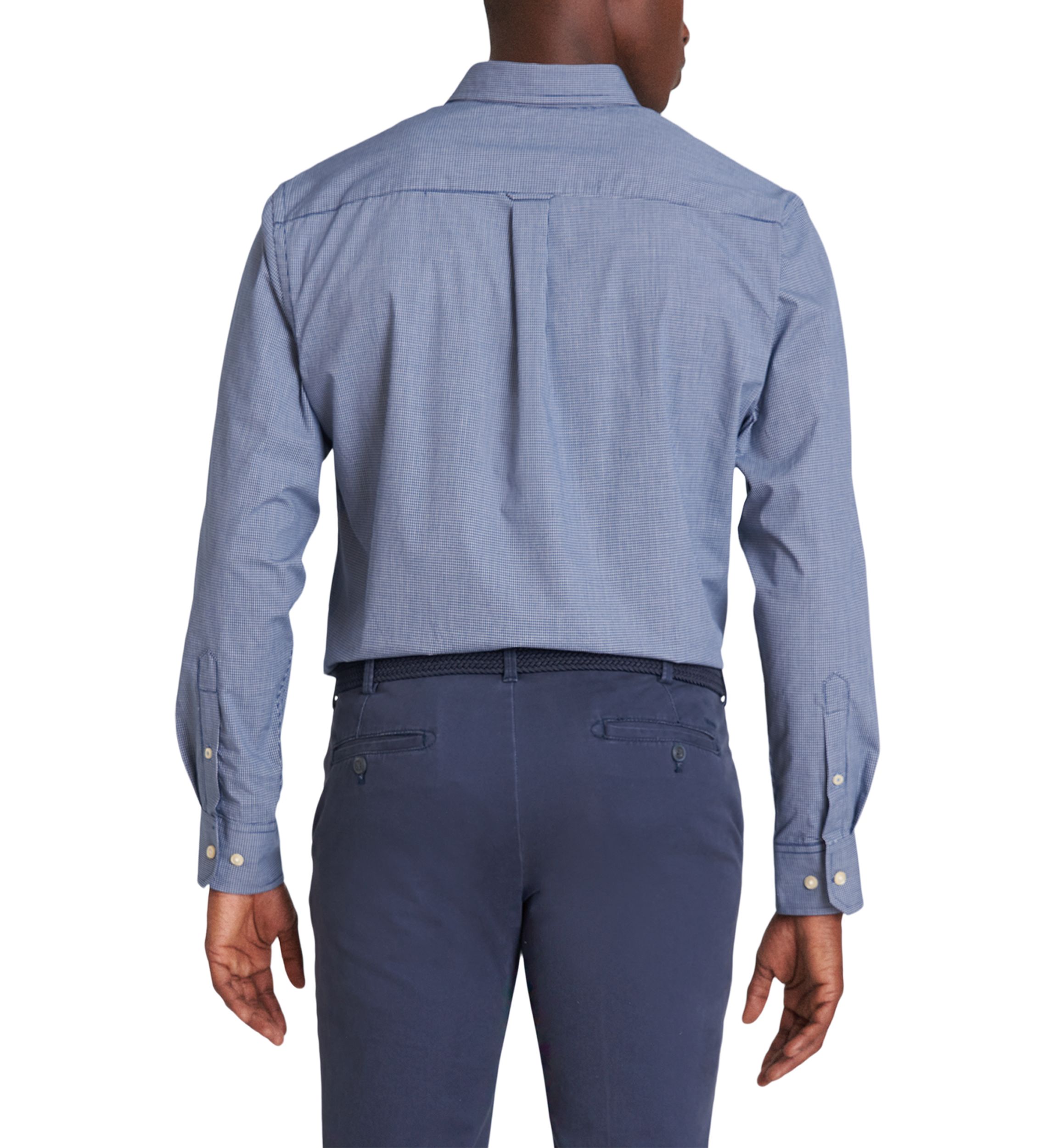 Classic Long Sleeve Woven Button Down Shirt