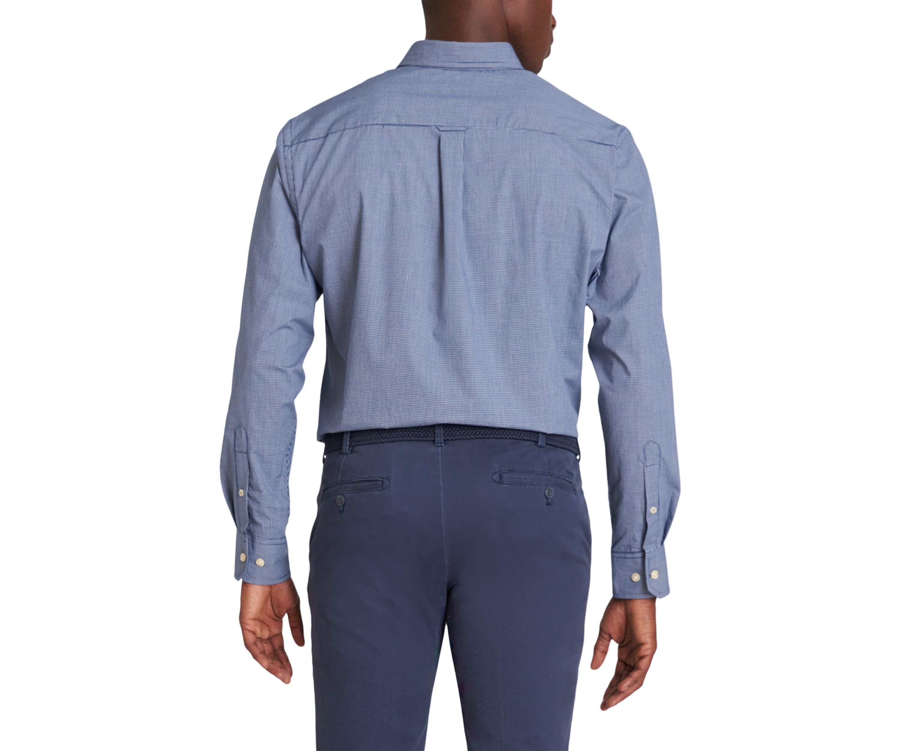 Classic Long Sleeve Woven Button Down Shirt