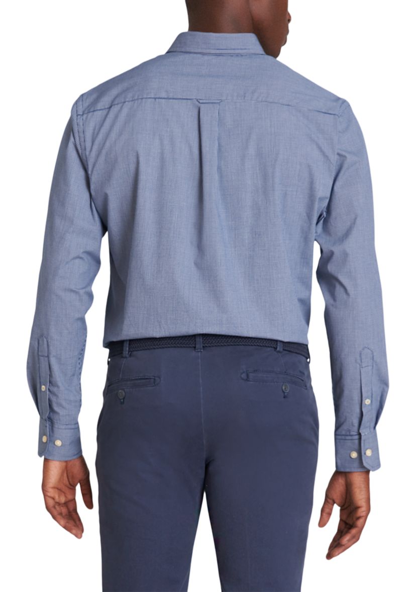 Classic Long Sleeve Woven Button Down Shirt