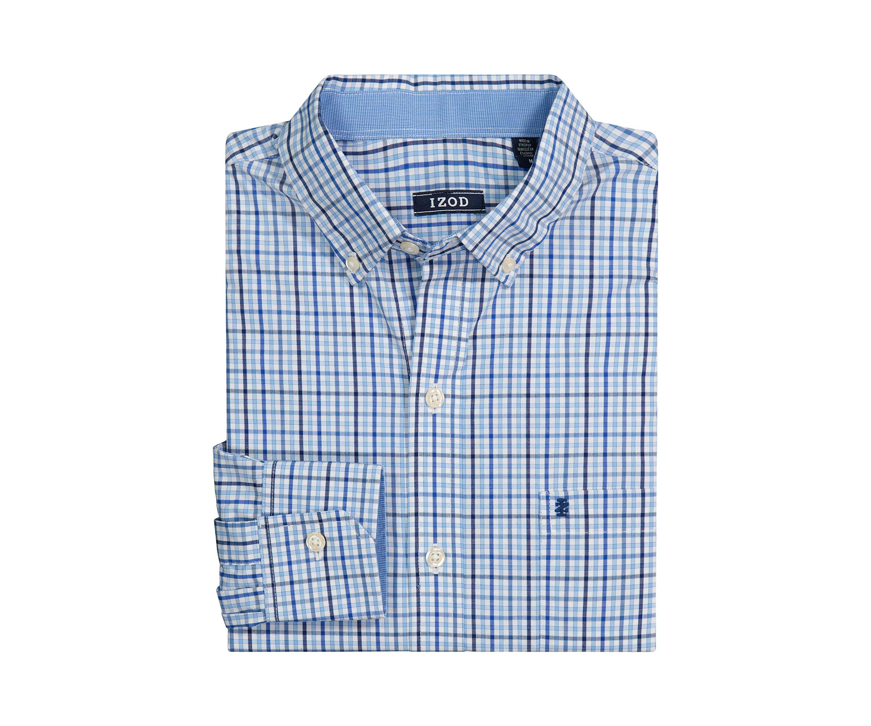 Classic Long Sleeve Woven Button Down Shirt