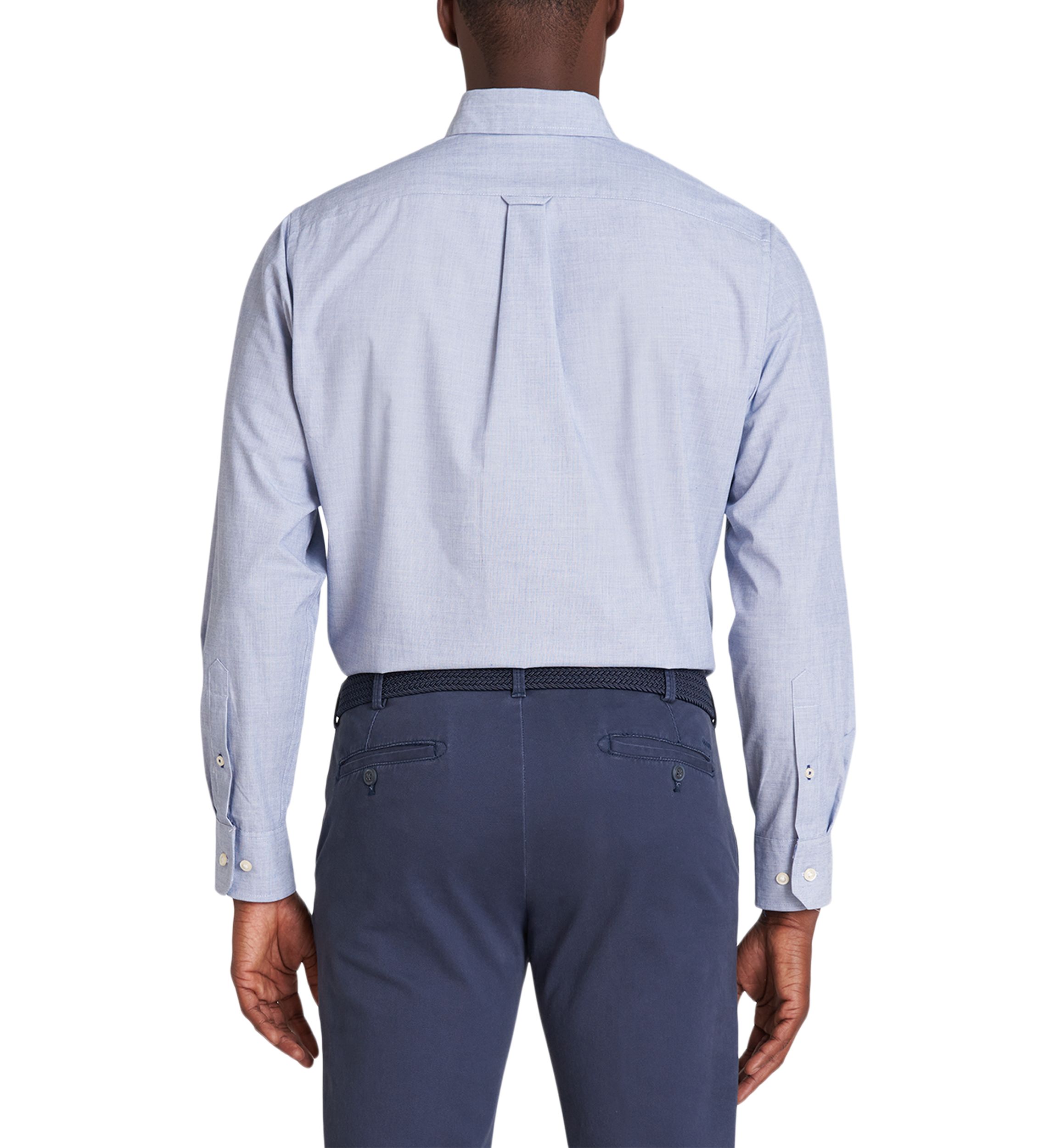 Classic Long Sleeve Woven Button Down Shirt