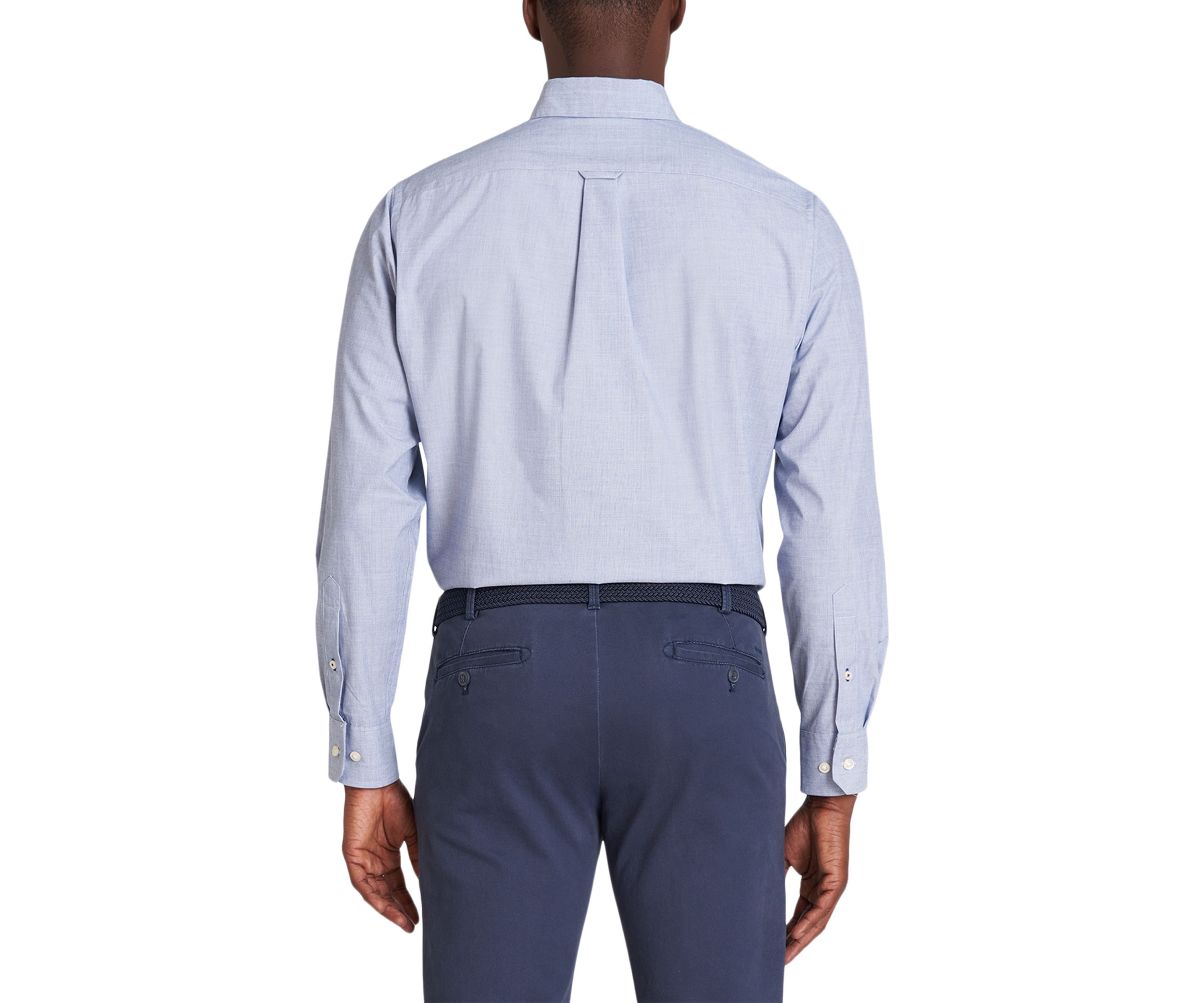 Classic Long Sleeve Woven Button Down Shirt