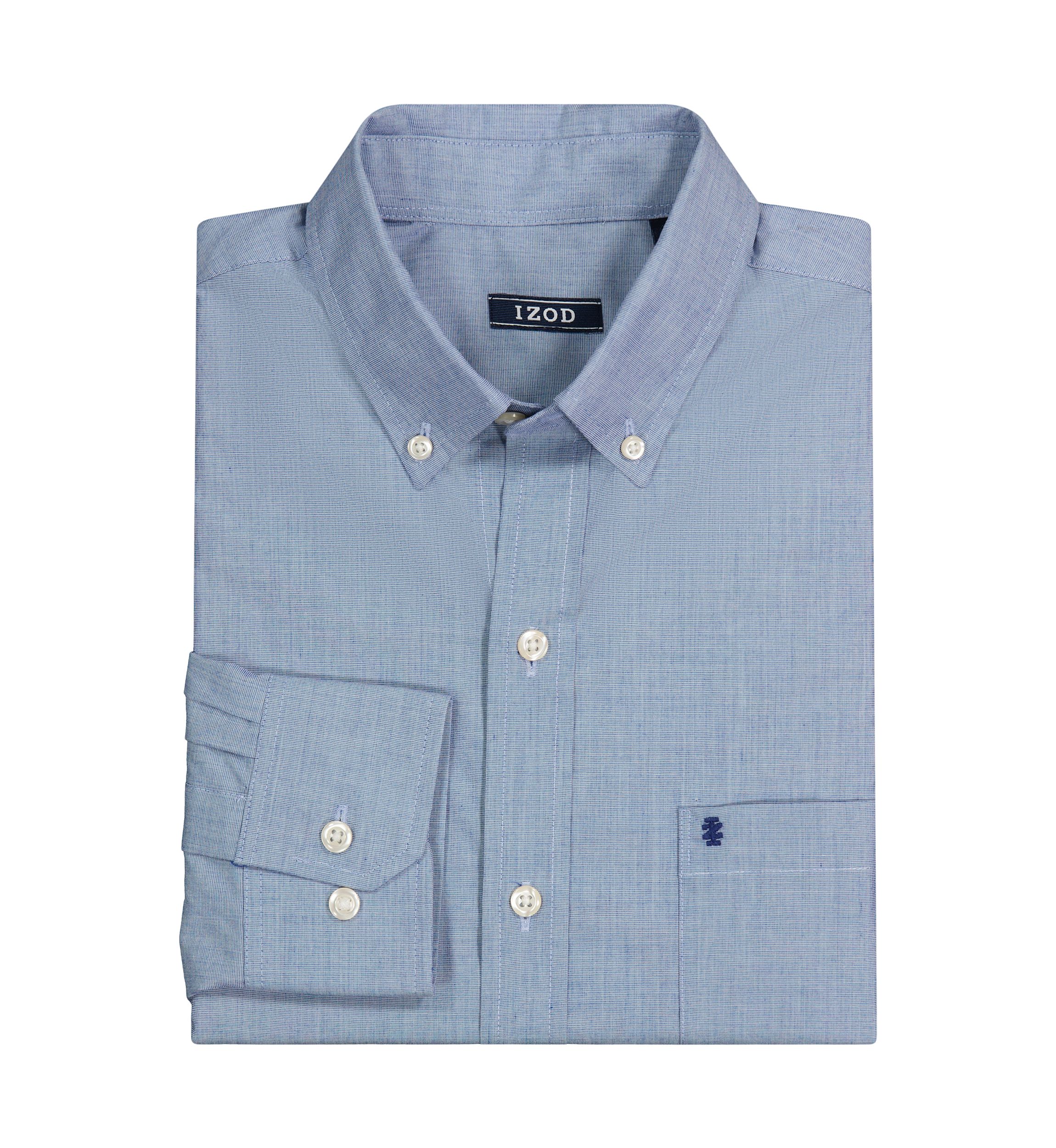 Classic Long Sleeve Woven Button Down Shirt