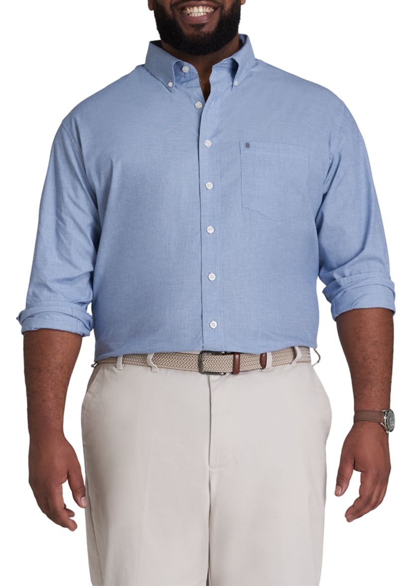 Big & Tall Long Sleeve Premium Essential Woven Shirt