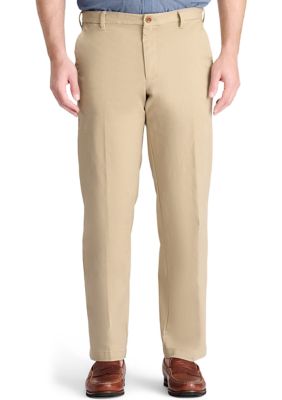 Eddie Bauer Men's Getaway Flex Twill Chino Pants, Carbon, 32W x