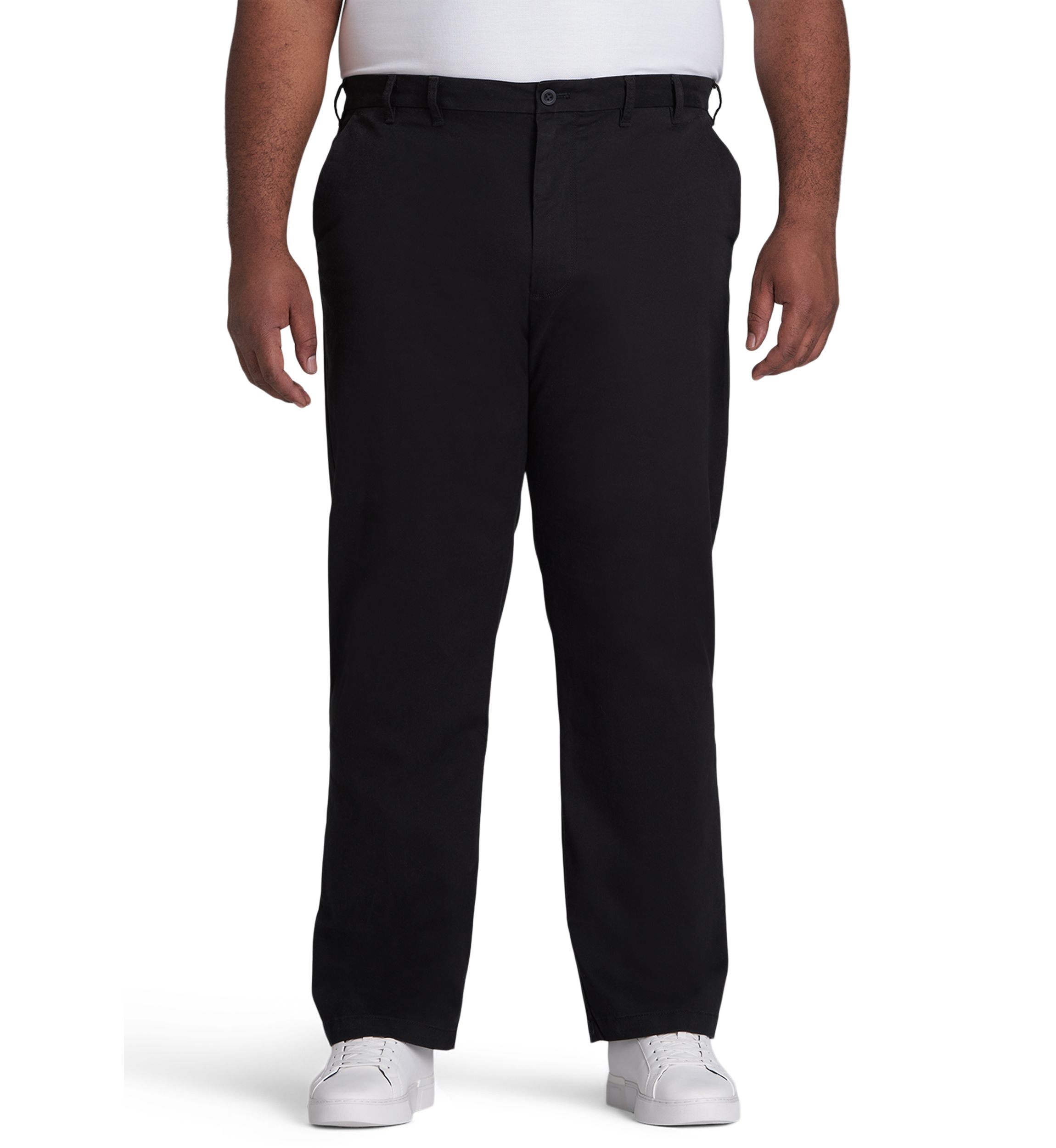 Big & Tall Performance Stretch Flat Front Chino Pants