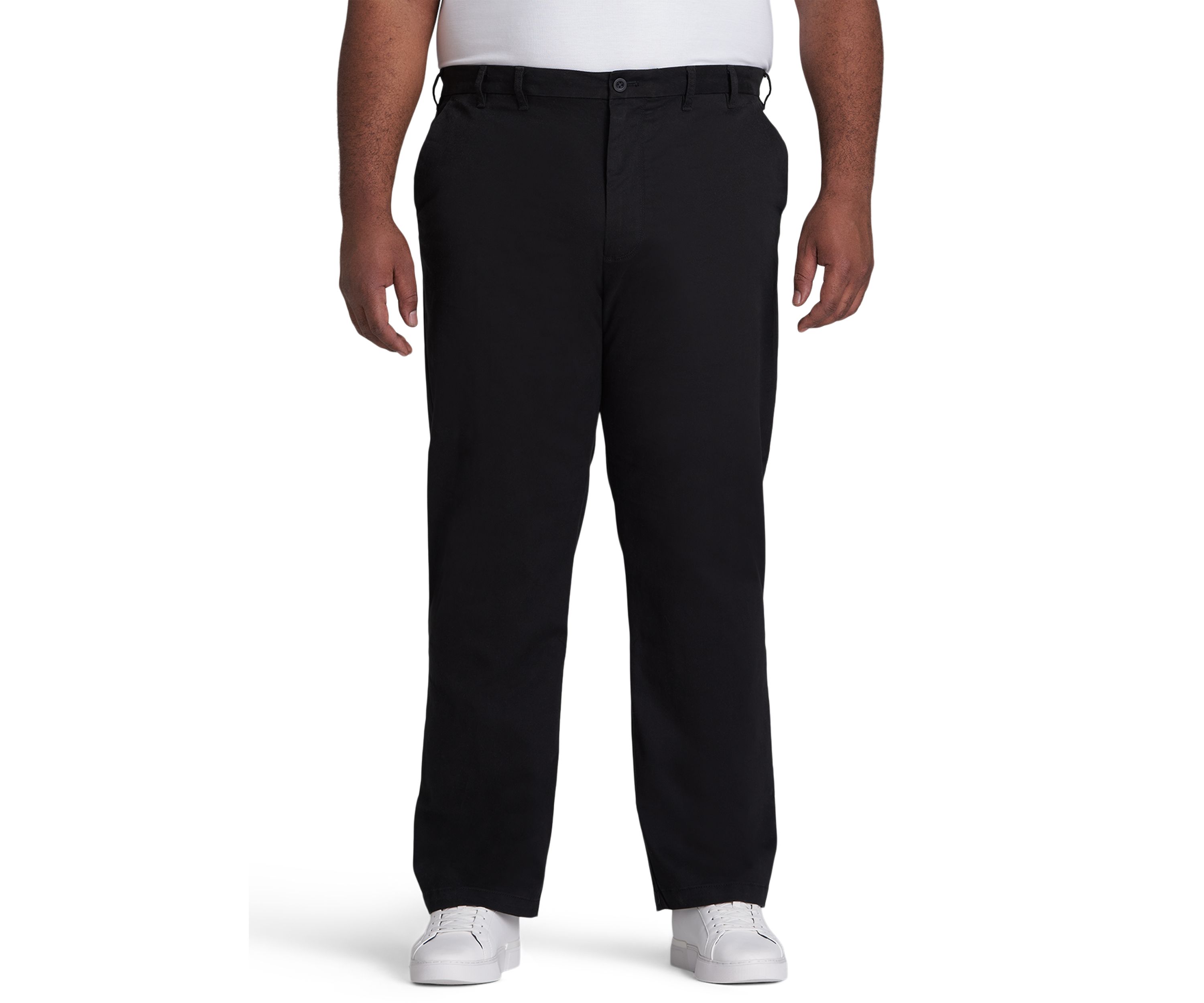 Big & Tall Performance Stretch Flat Front Chino Pants