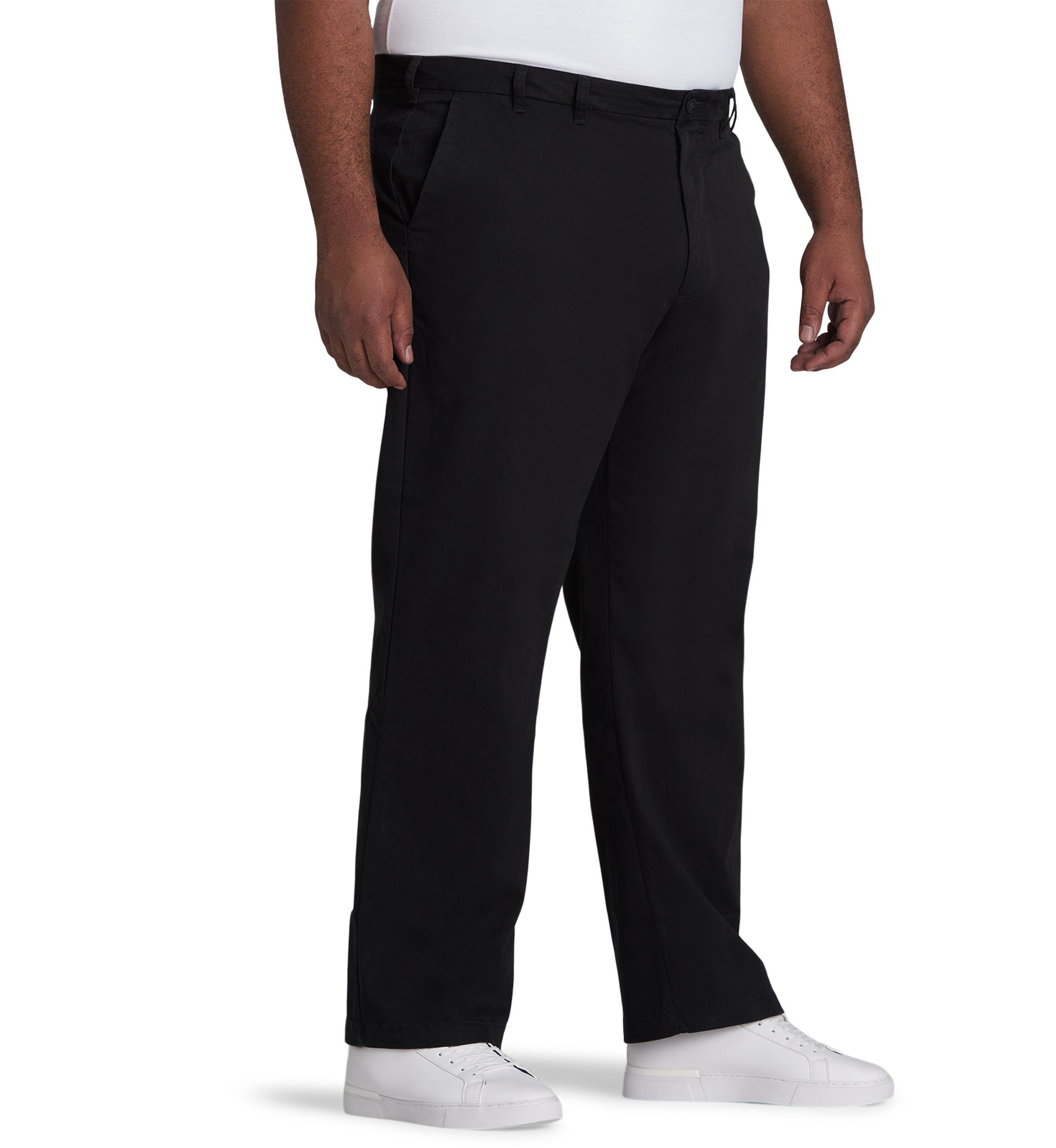 Big & Tall Performance Stretch Flat Front Chino Pants