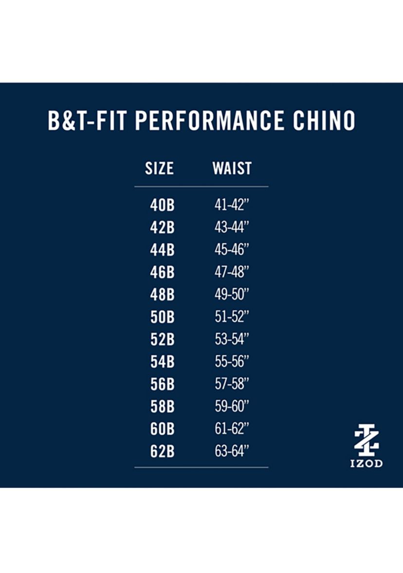 Big & Tall Performance Stretch Flat Front Chino Pants