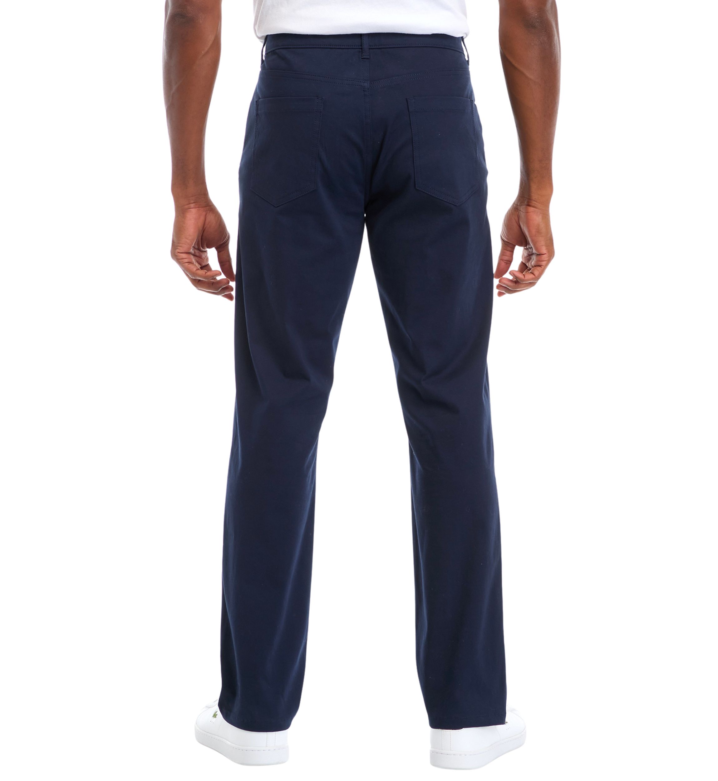 5 Pocket Sateen Pants with Stretch Waistband​