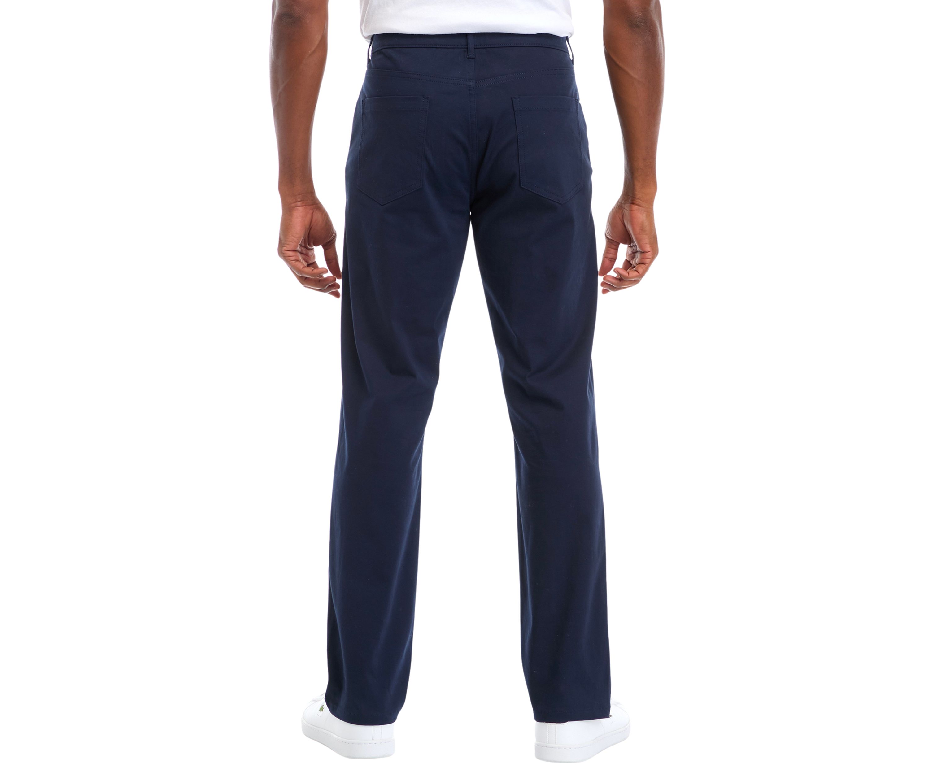 5 Pocket Sateen Pants with Stretch Waistband​