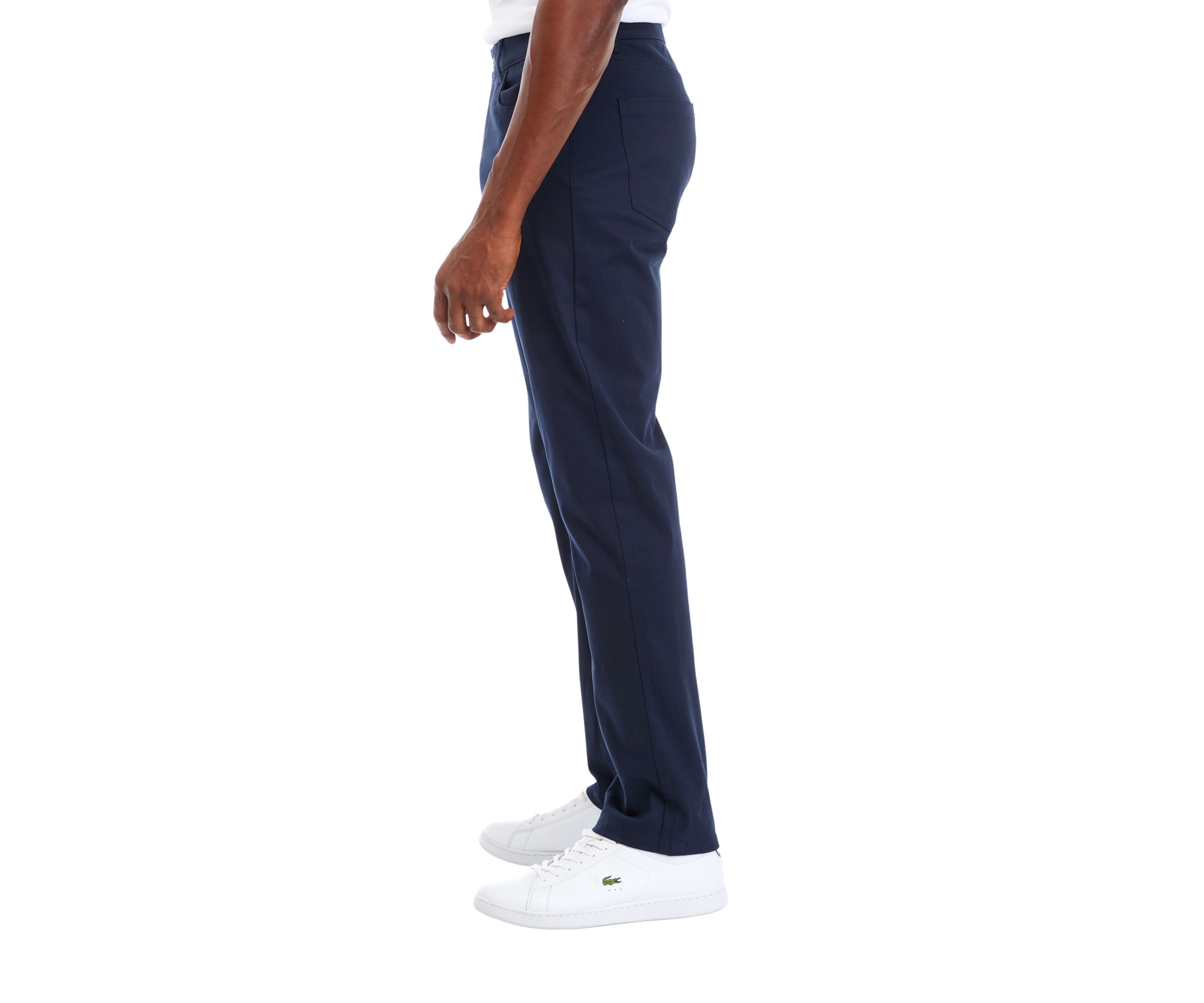 5 Pocket Sateen Pants with Stretch Waistband​