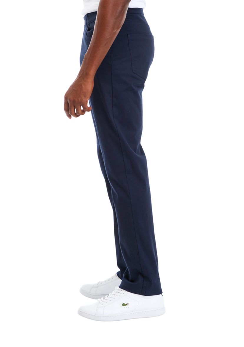 5 Pocket Sateen Pants with Stretch Waistband​