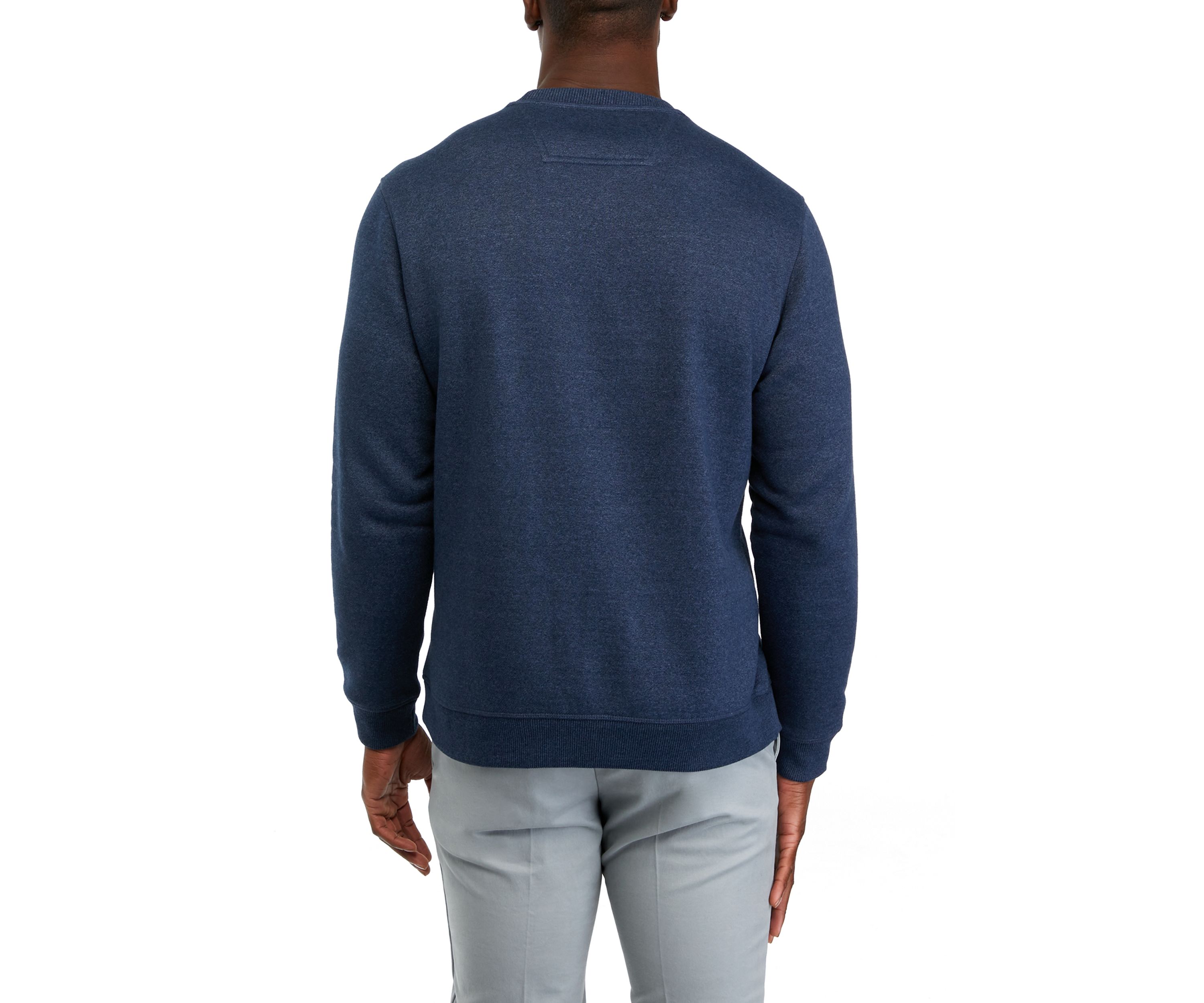 Stratton Jaspe Chest Stripe Crew Neck Sweatshirt