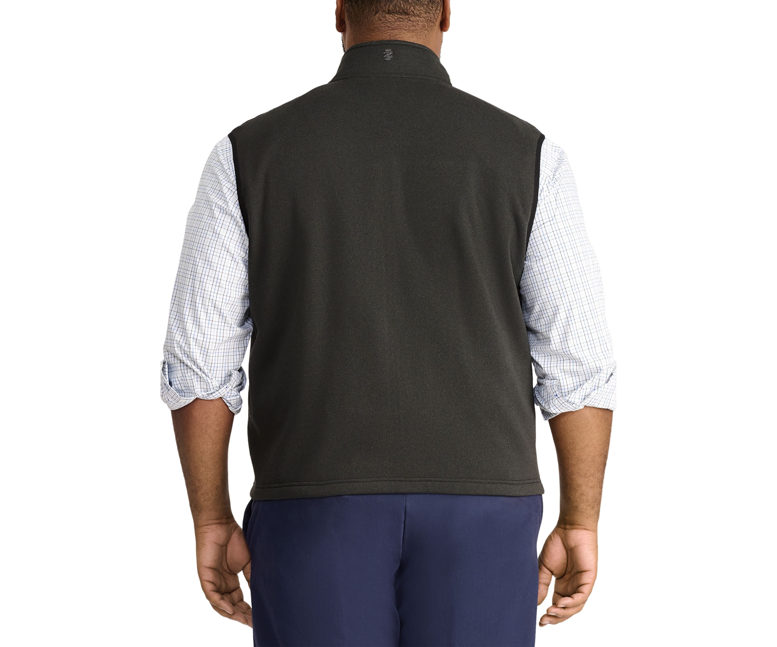 Big & Tall Sweater Fleece Vest - Classic Fit