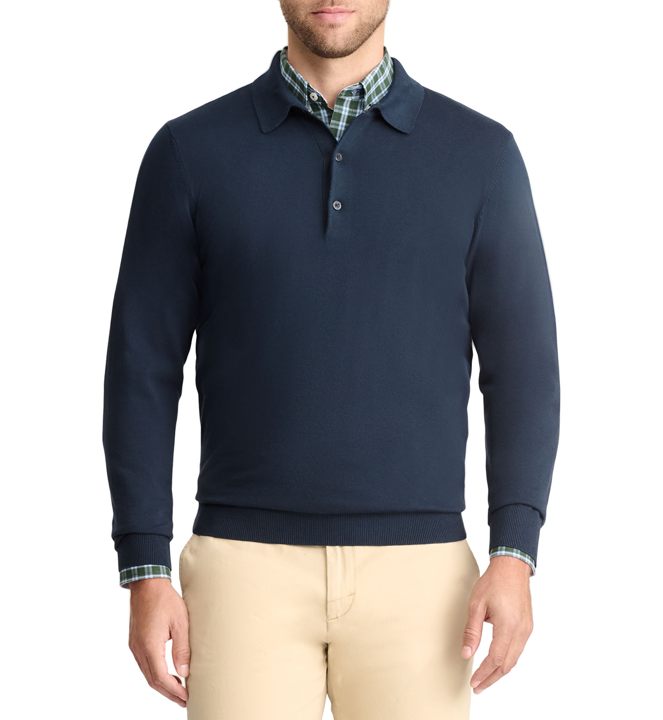 Jersey Polo Sweater 