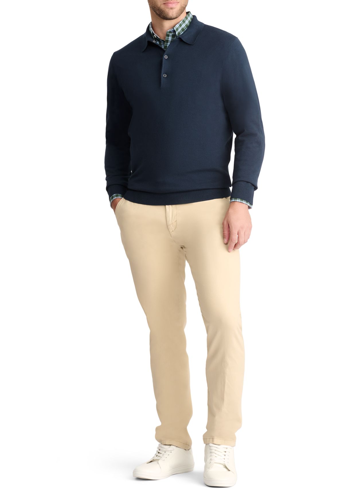 Jersey Polo Sweater 