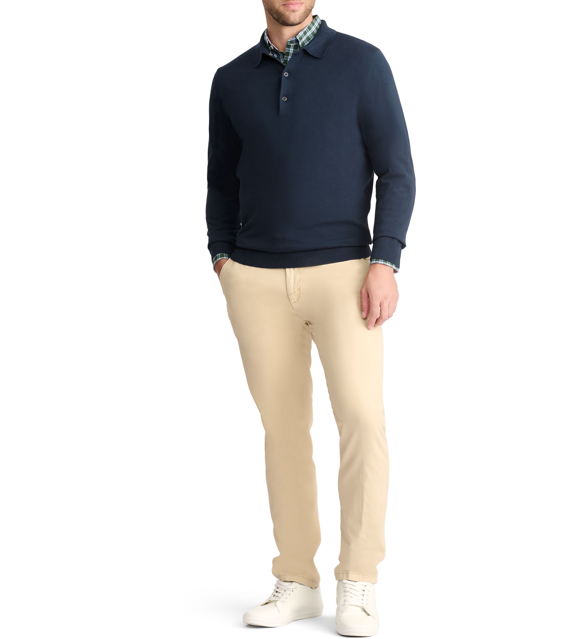 Jersey Polo Sweater 