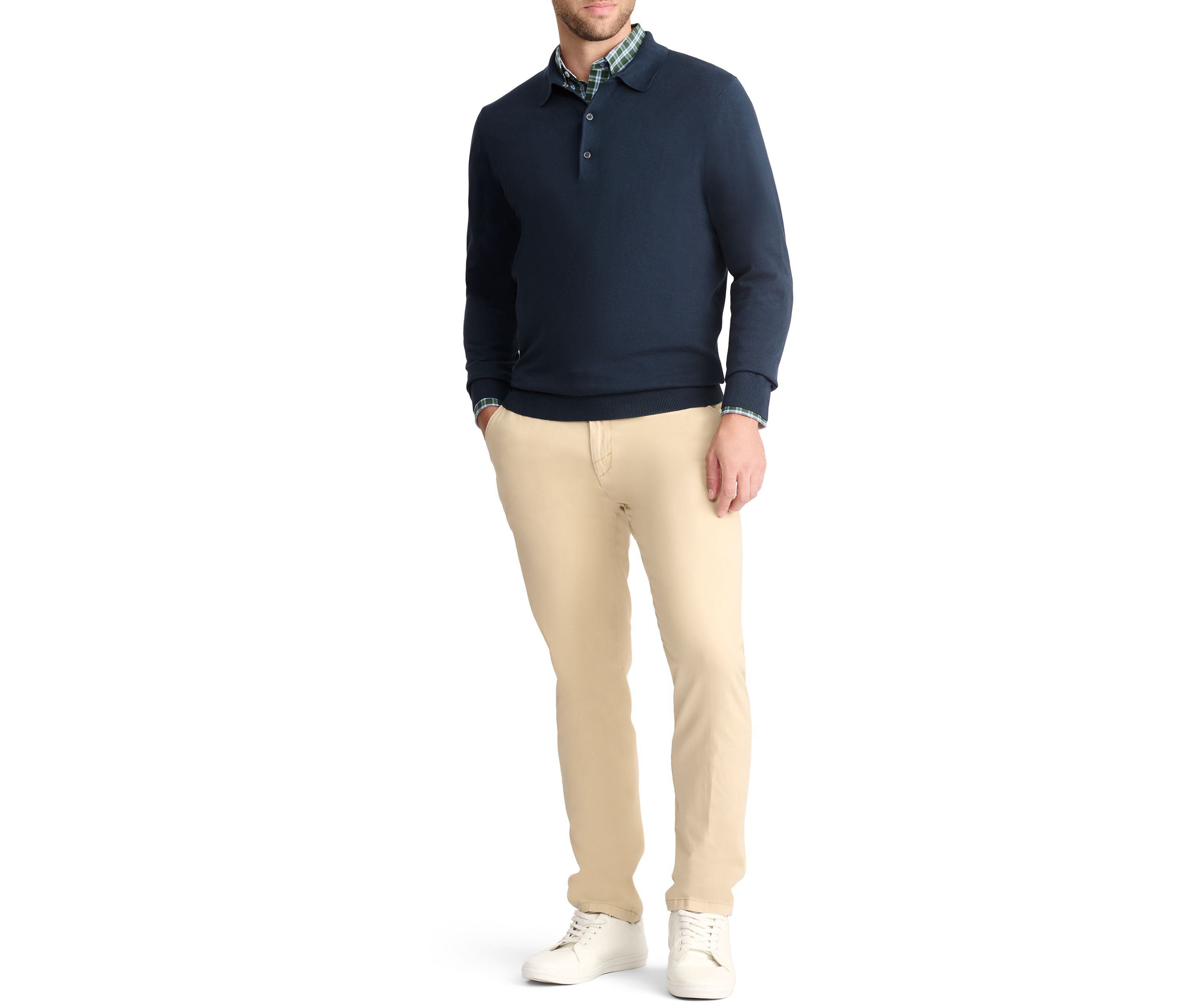 Jersey Polo Sweater 