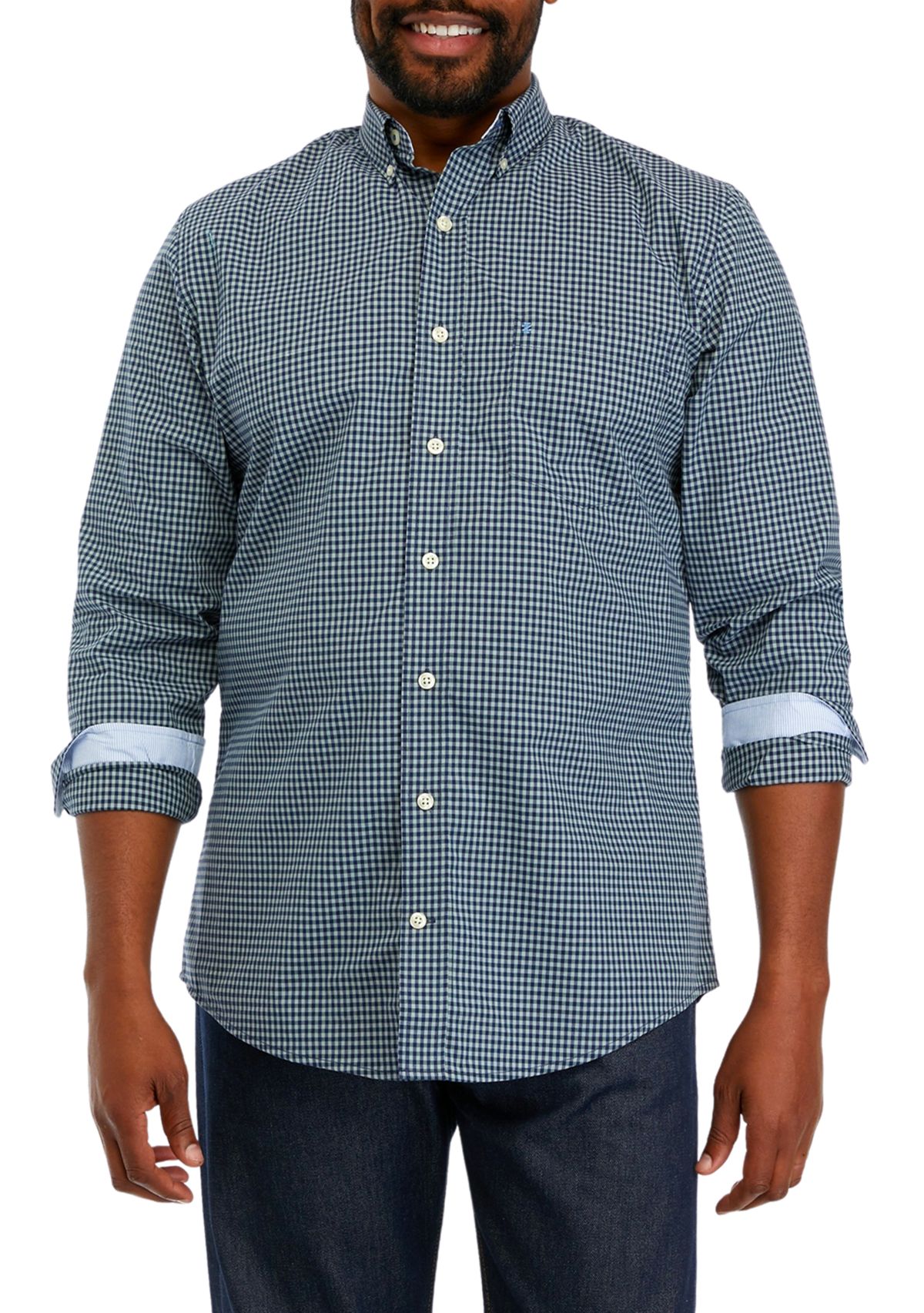 Big & Tall Plaid Woven Shirt