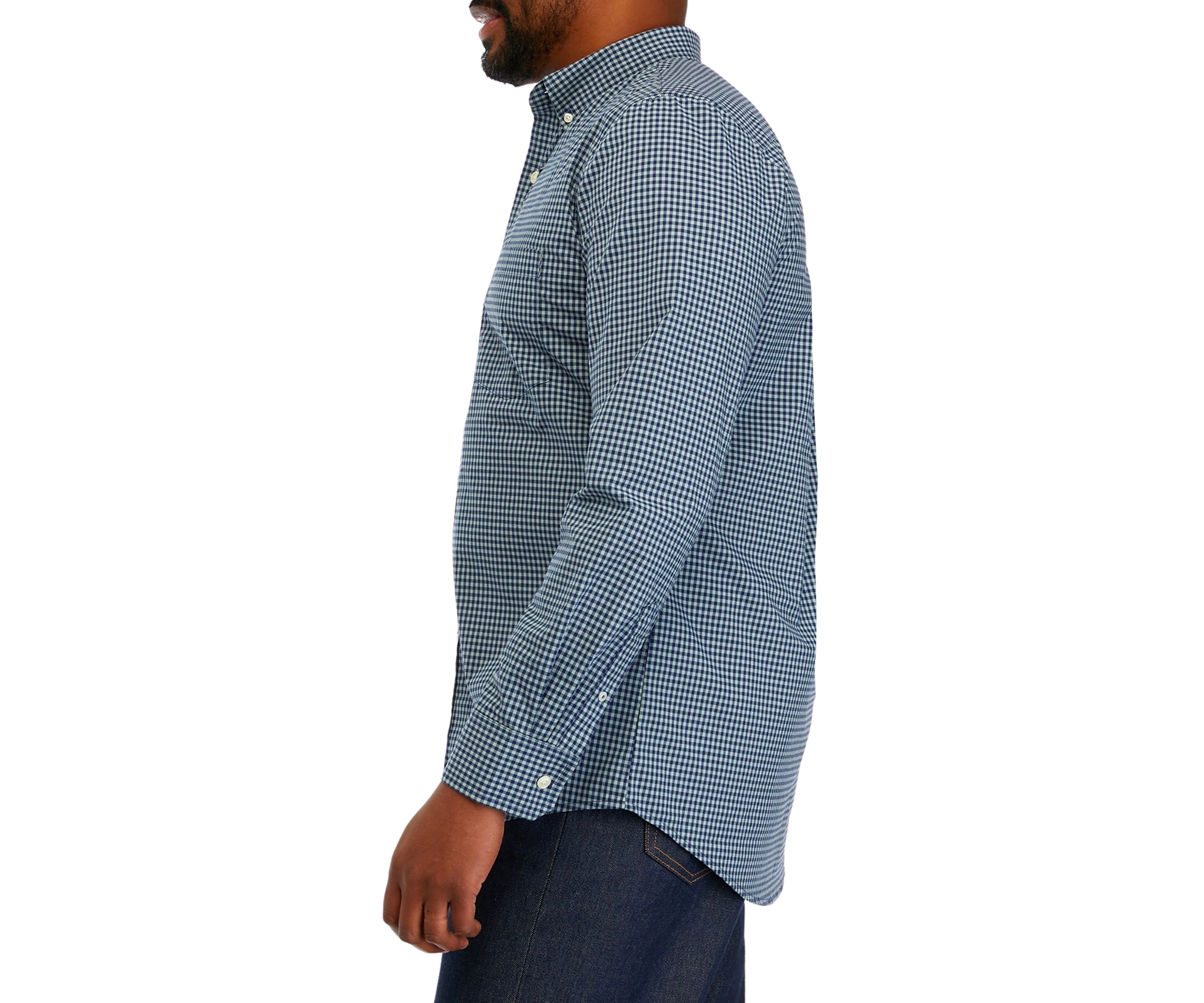 Big & Tall Plaid Woven Shirt