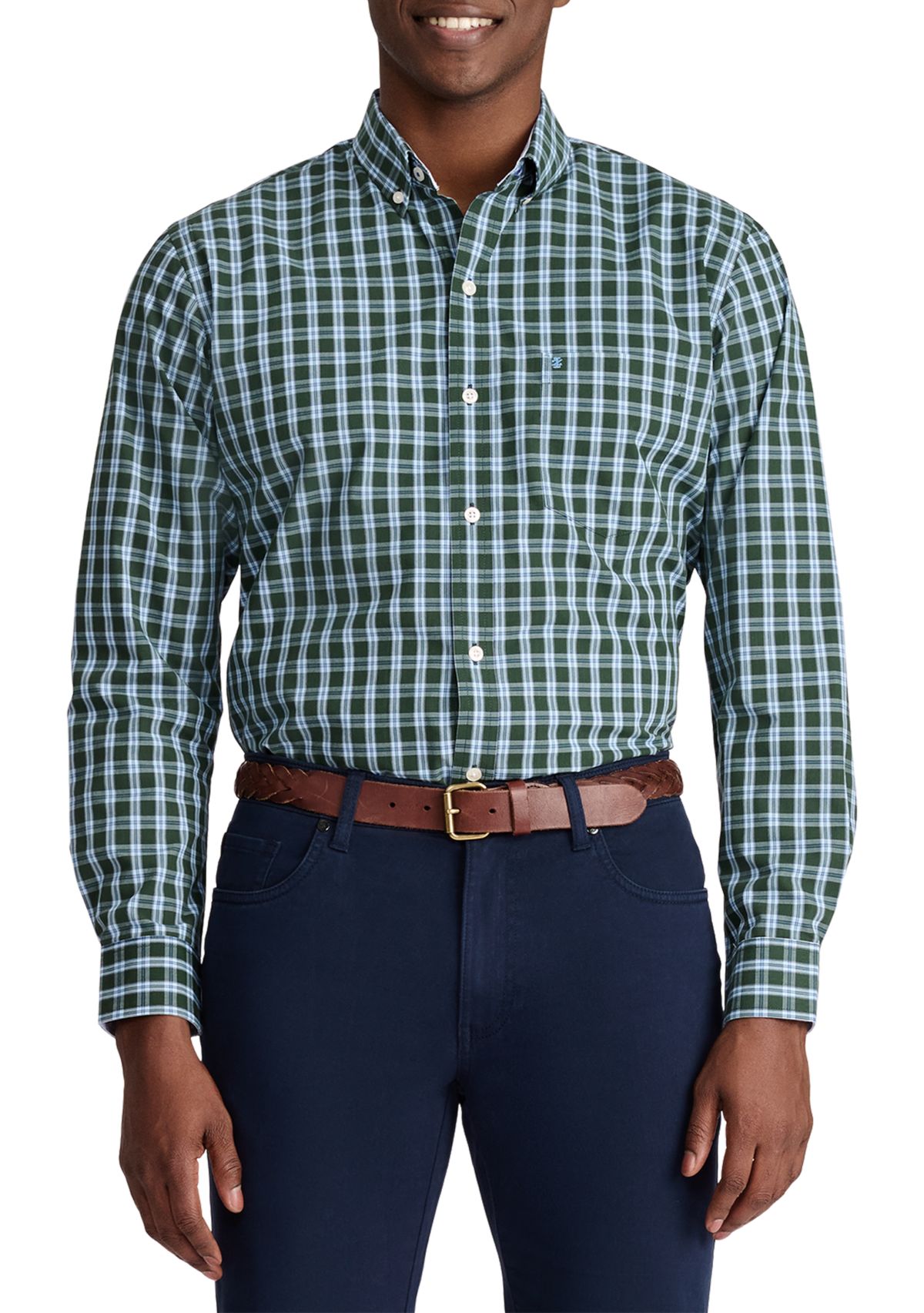 Comfort Woven Button Down Shirt