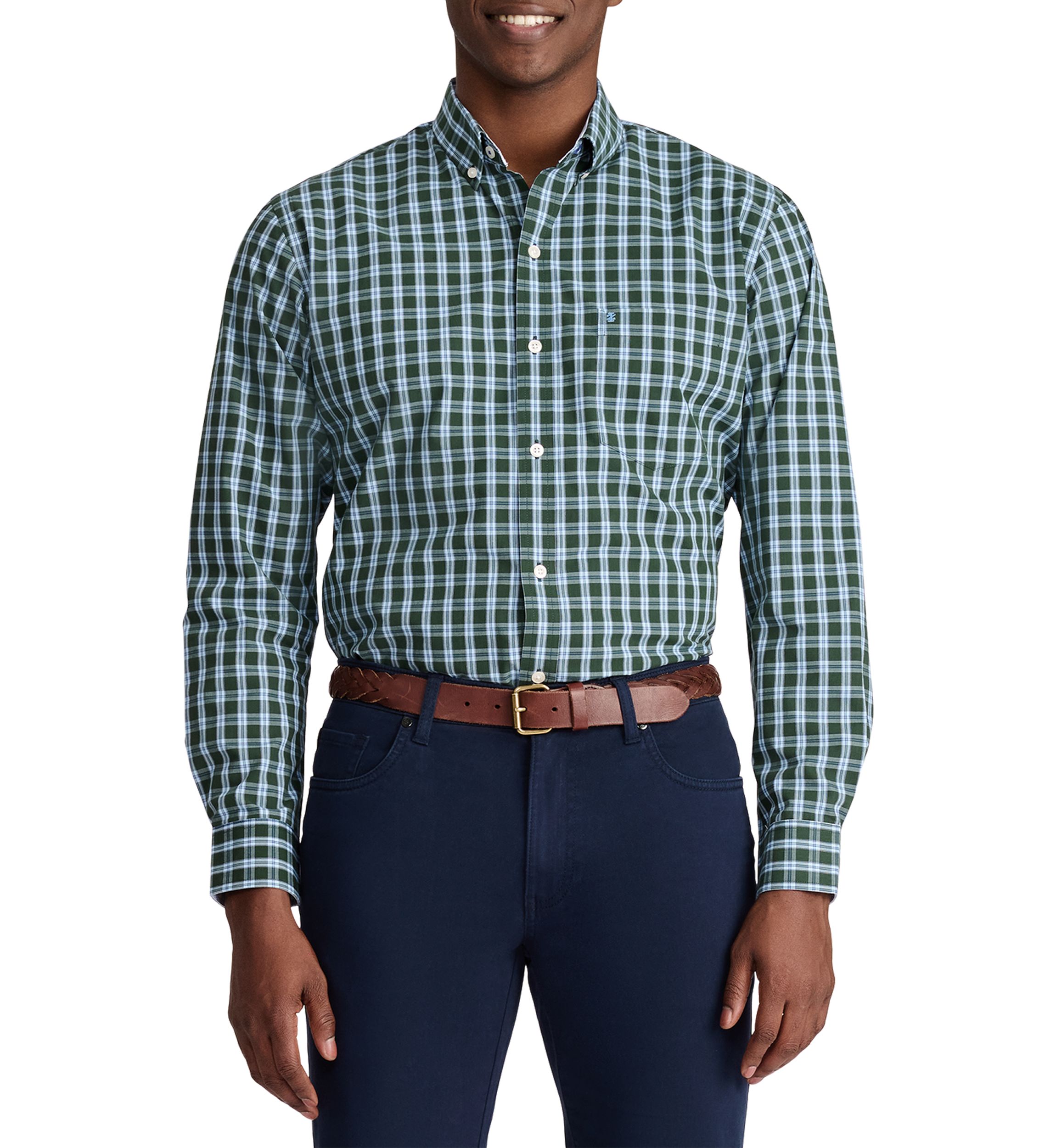 Comfort Woven Button Down Shirt