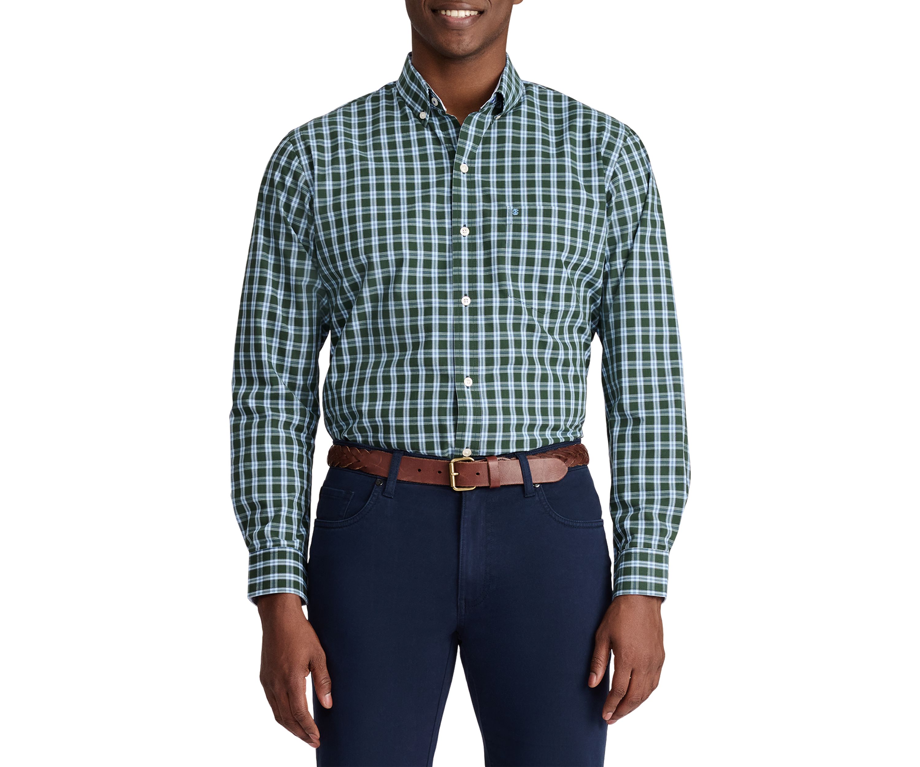 Comfort Woven Button Down Shirt