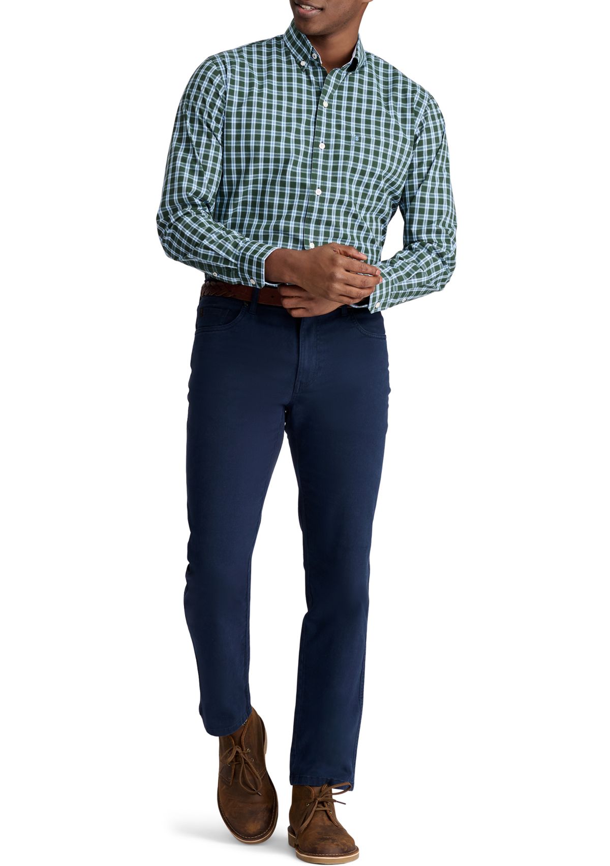 Comfort Woven Button Down Shirt